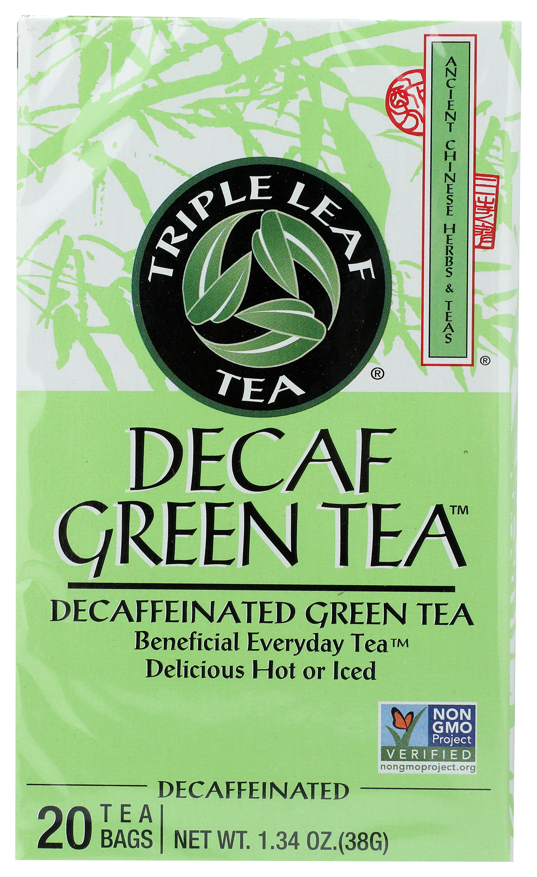 Decaf Green 20 Bags 1.34 Oz Decaffeinated