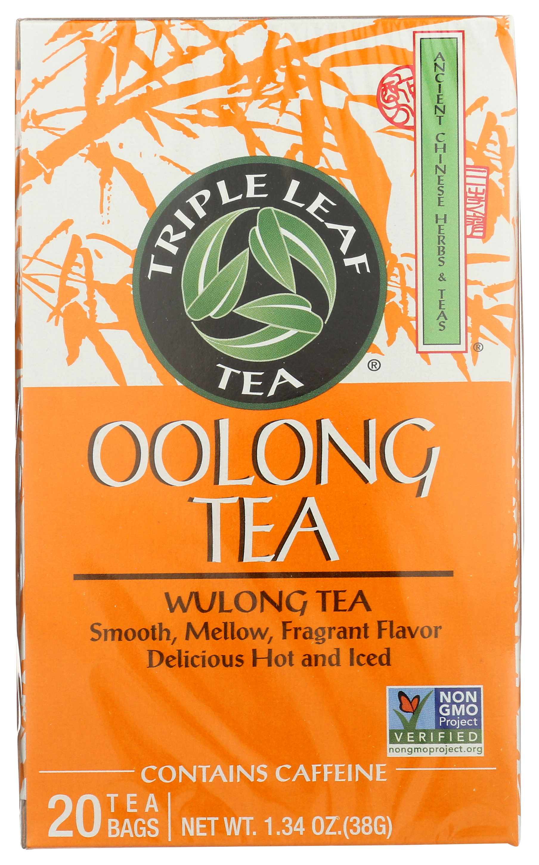 Triple Leaf Tea Oolong Wulong 20 Bags 1.34 Oz Seeds