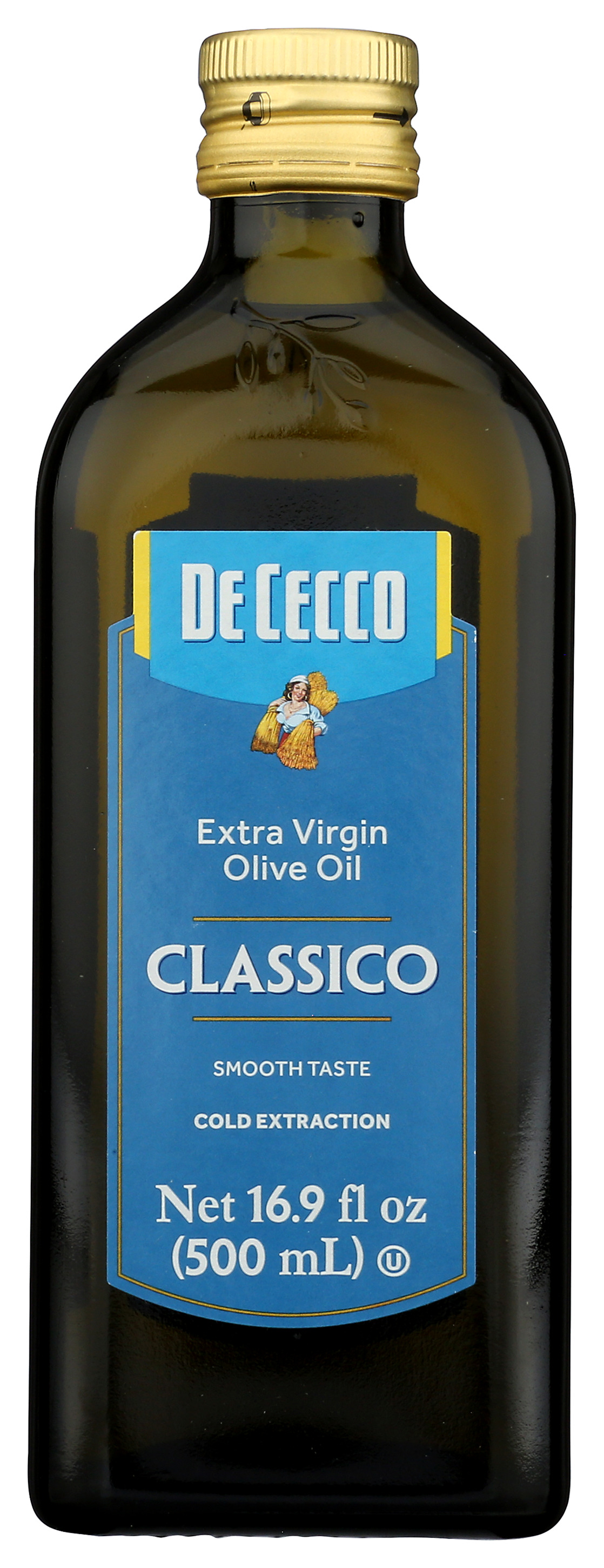 De Cecco Extra Virgin Cold Extracted Olive Oil 500 Ml Classico 16.9 Fl Oz
