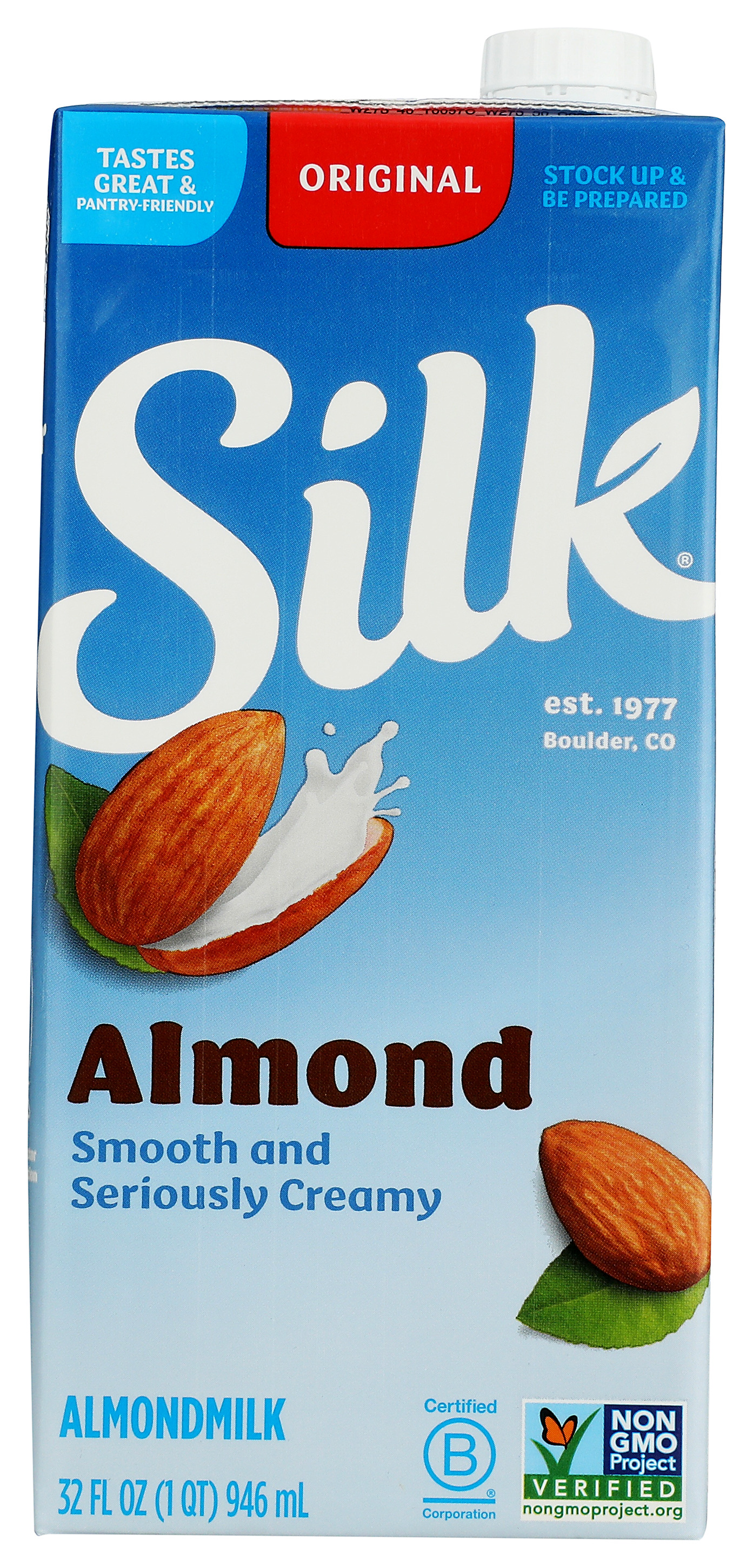 Silk Pure Almond Milk Original 32 Oz