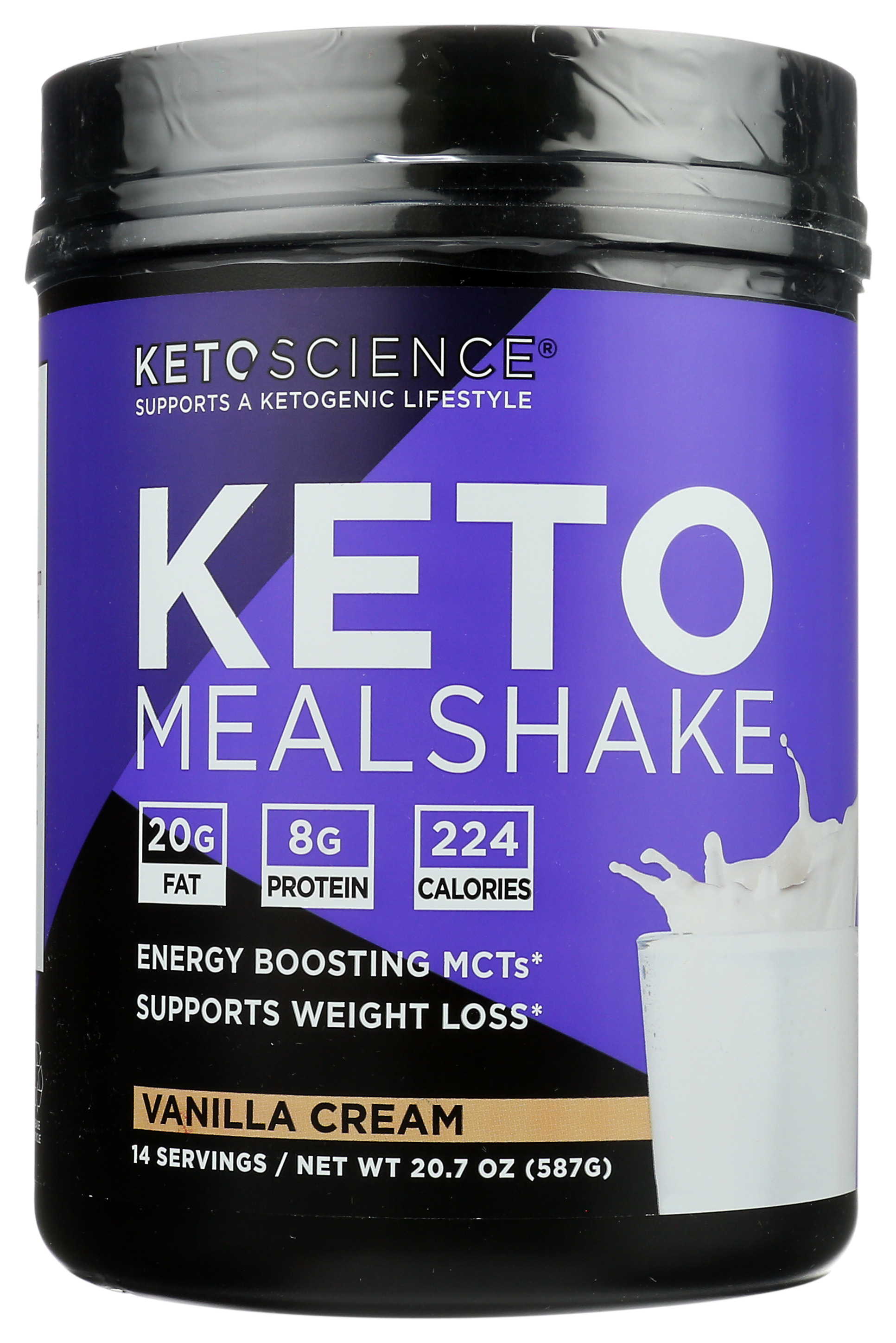 Ketoscience Keto Meal Shake Powder Vanilla Cream 20G