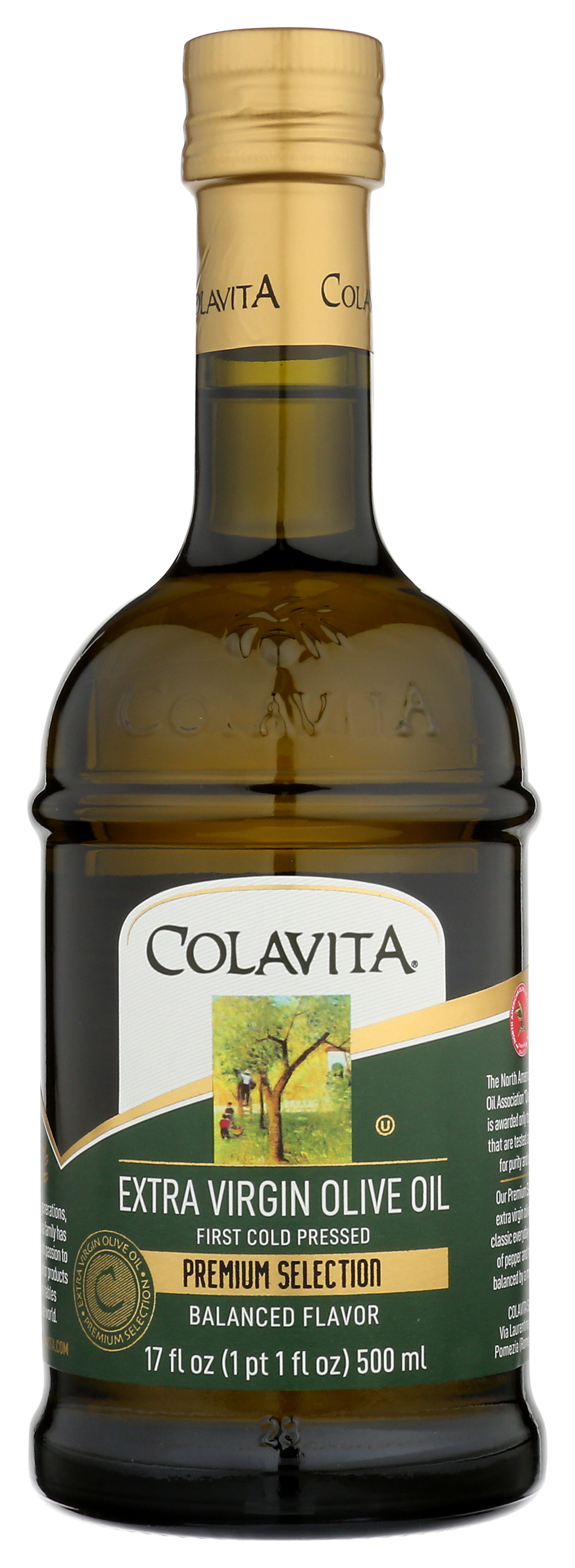 Colavita Premium Selection Extra Virgin Olive Oil 17 Fl Oz Bottle