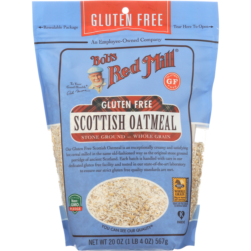 Bobs Red Mill Scottish Oatmeal Gluten Free 20 Oz Cereal