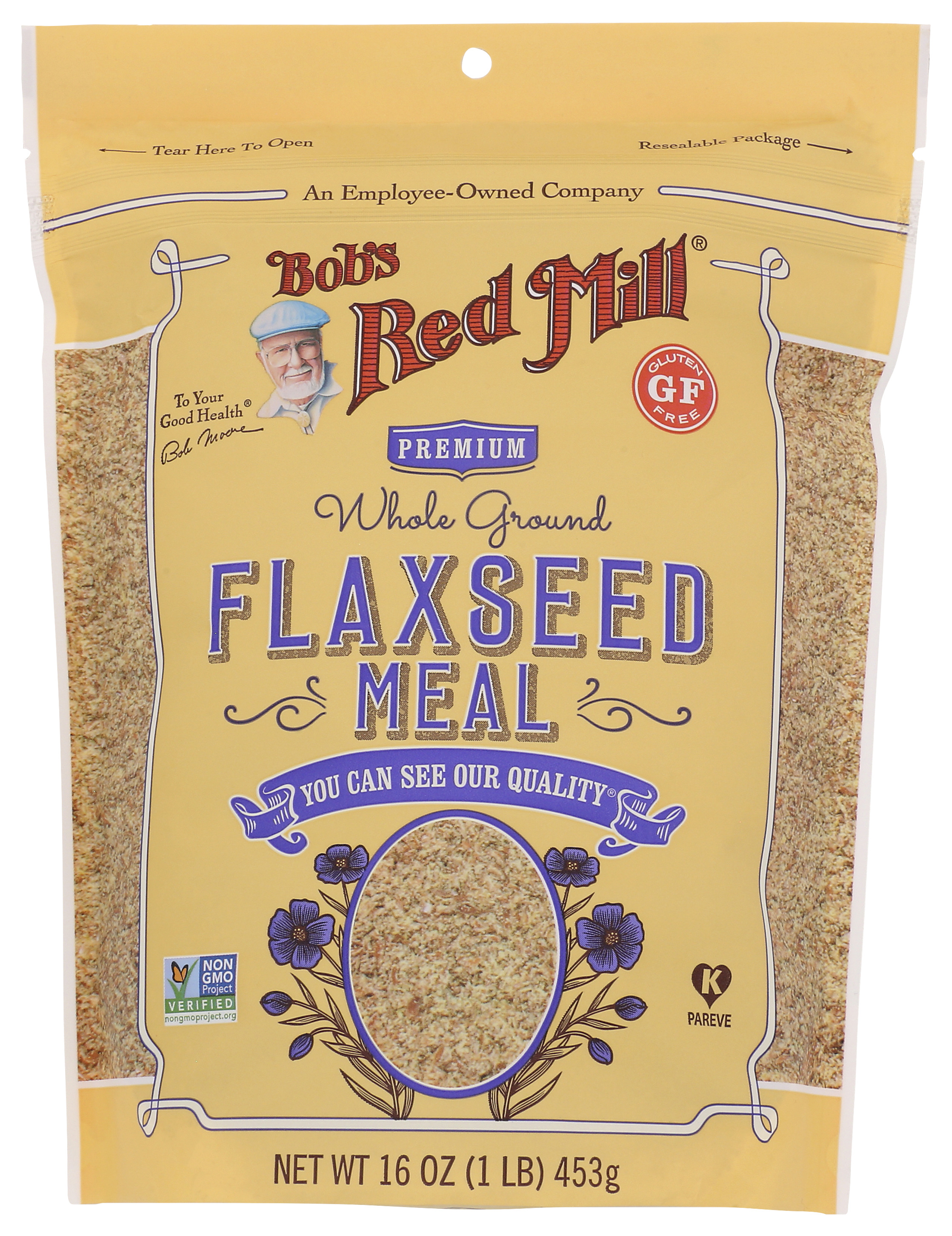 Bob’S Red Mill Whole Ground Flaxseed Meal 16 Oz Seeds