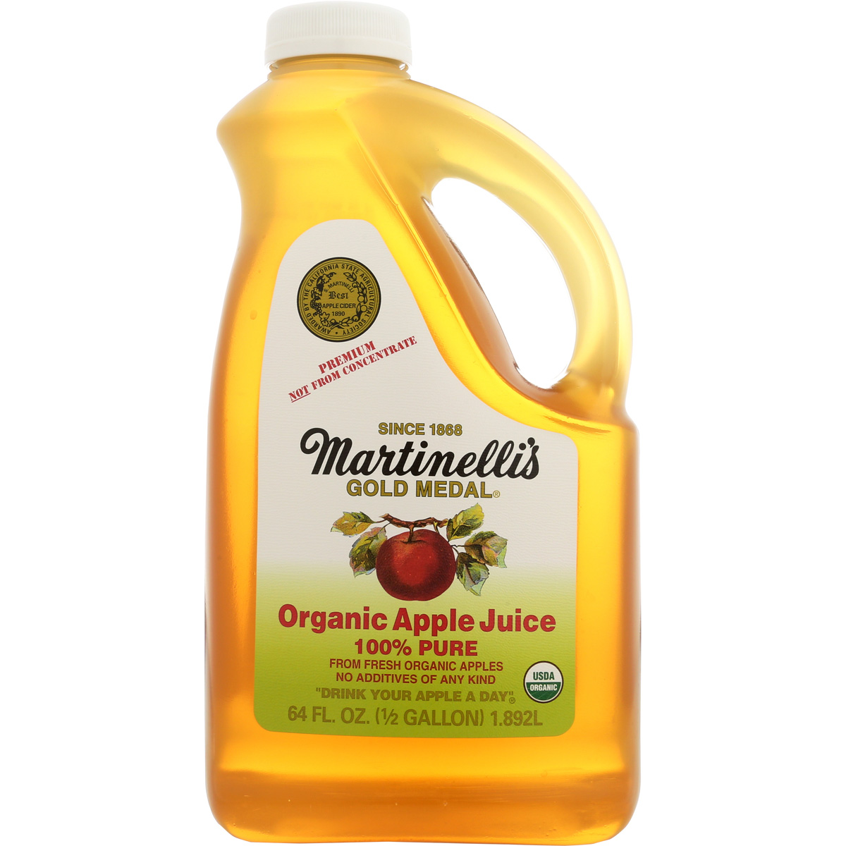 Martinelli'S Organic Apple Juice Natural Pure