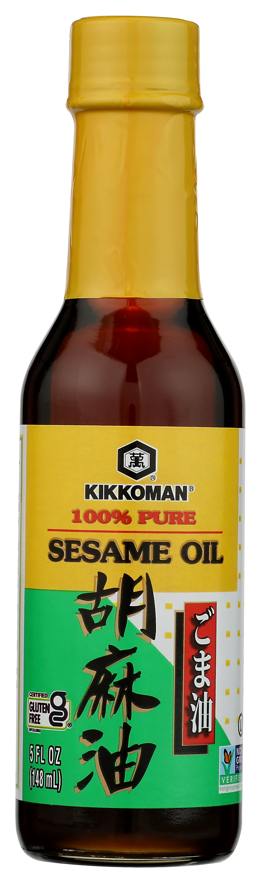 Kikkoman Sesame Oil 5 Ounce Bottle Pure Toasted Cooking Oz