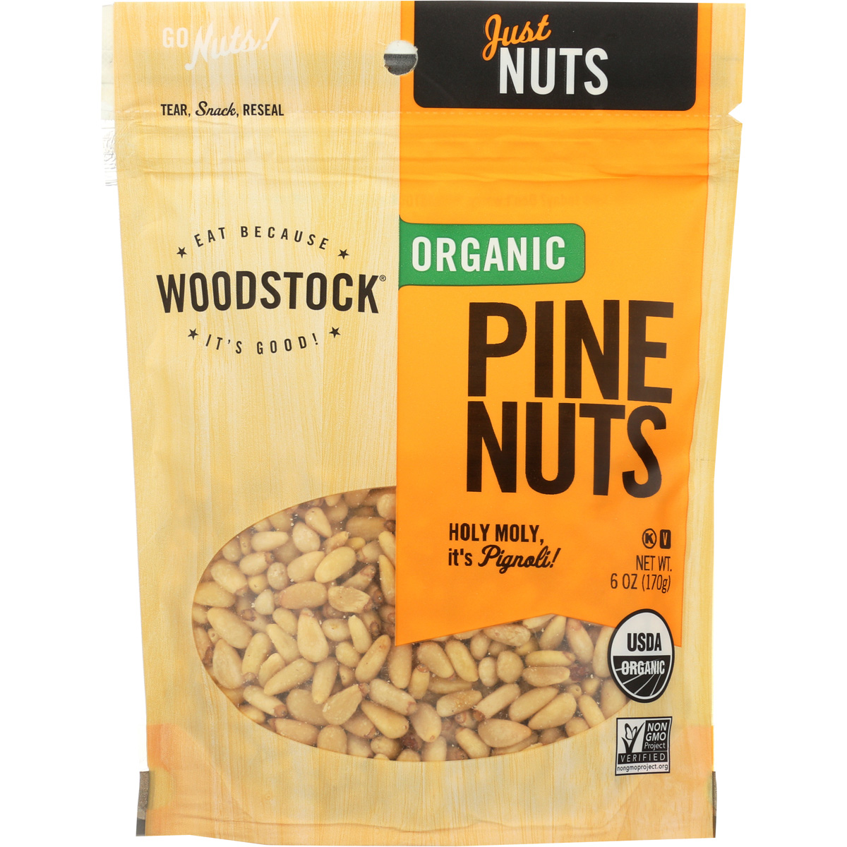 Woodstock Organic Pine Nuts 6 Oz