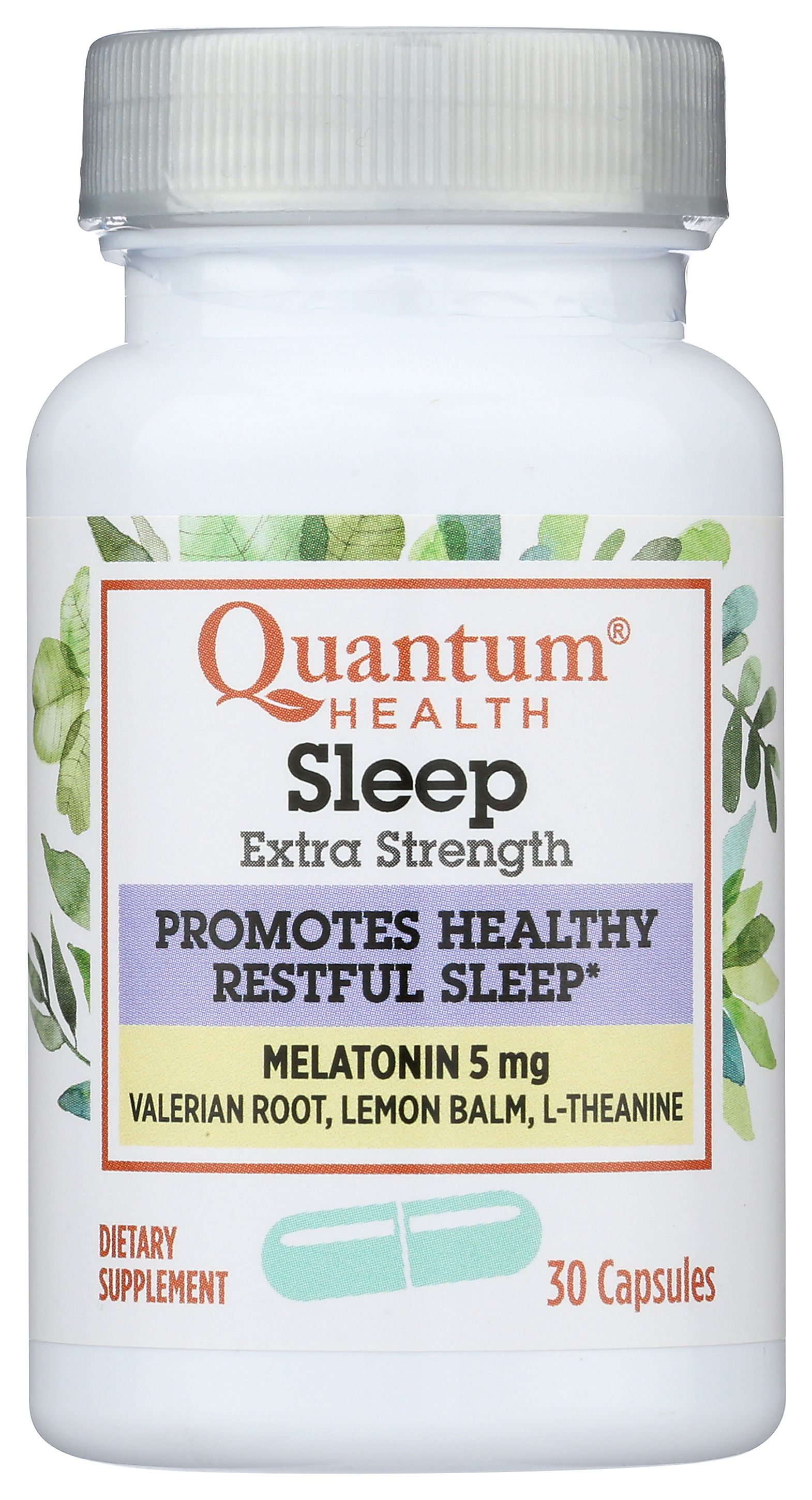 Sleep Extra Strength 5 Mg Melatonin Dietary Supplement 30 Capsules