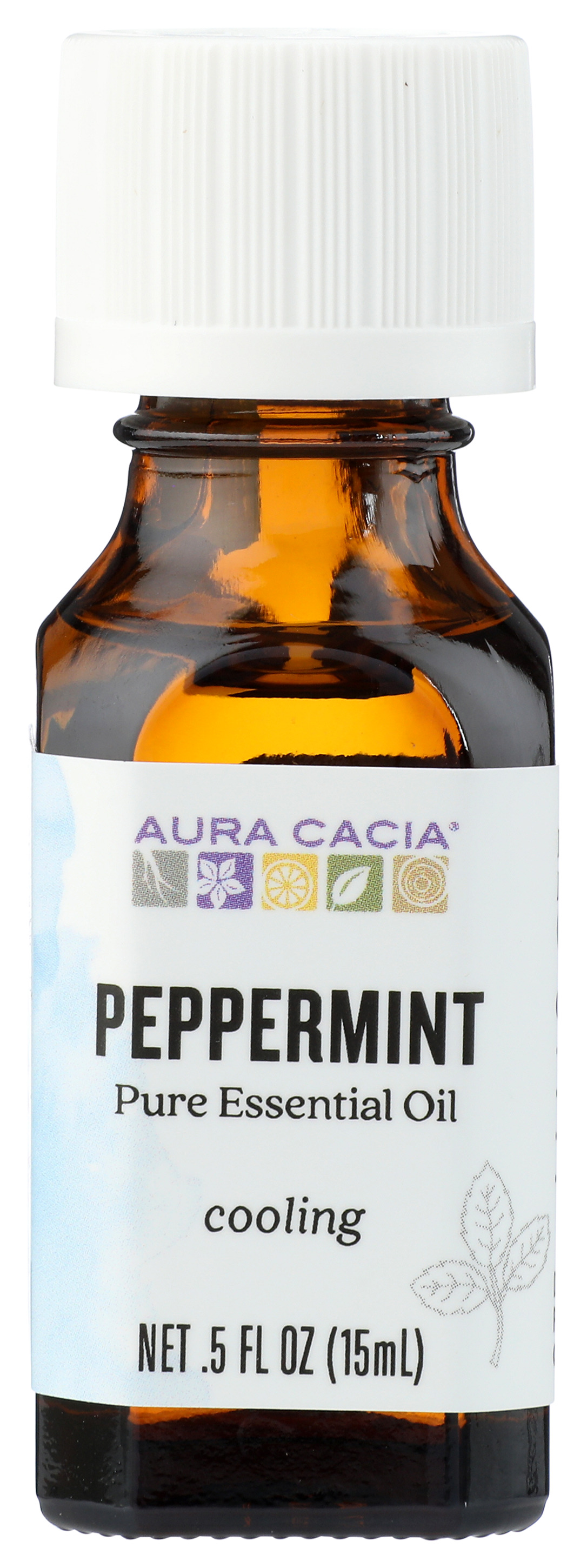 Aura Cacia Pure Essential Oil Peppermint Cooling