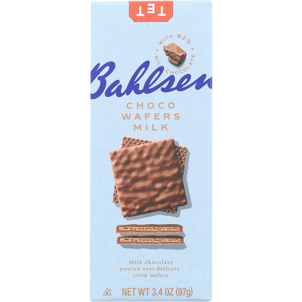 Bahlsen Chocolate Covered Milk Wafers Crisp 3.4 Oz