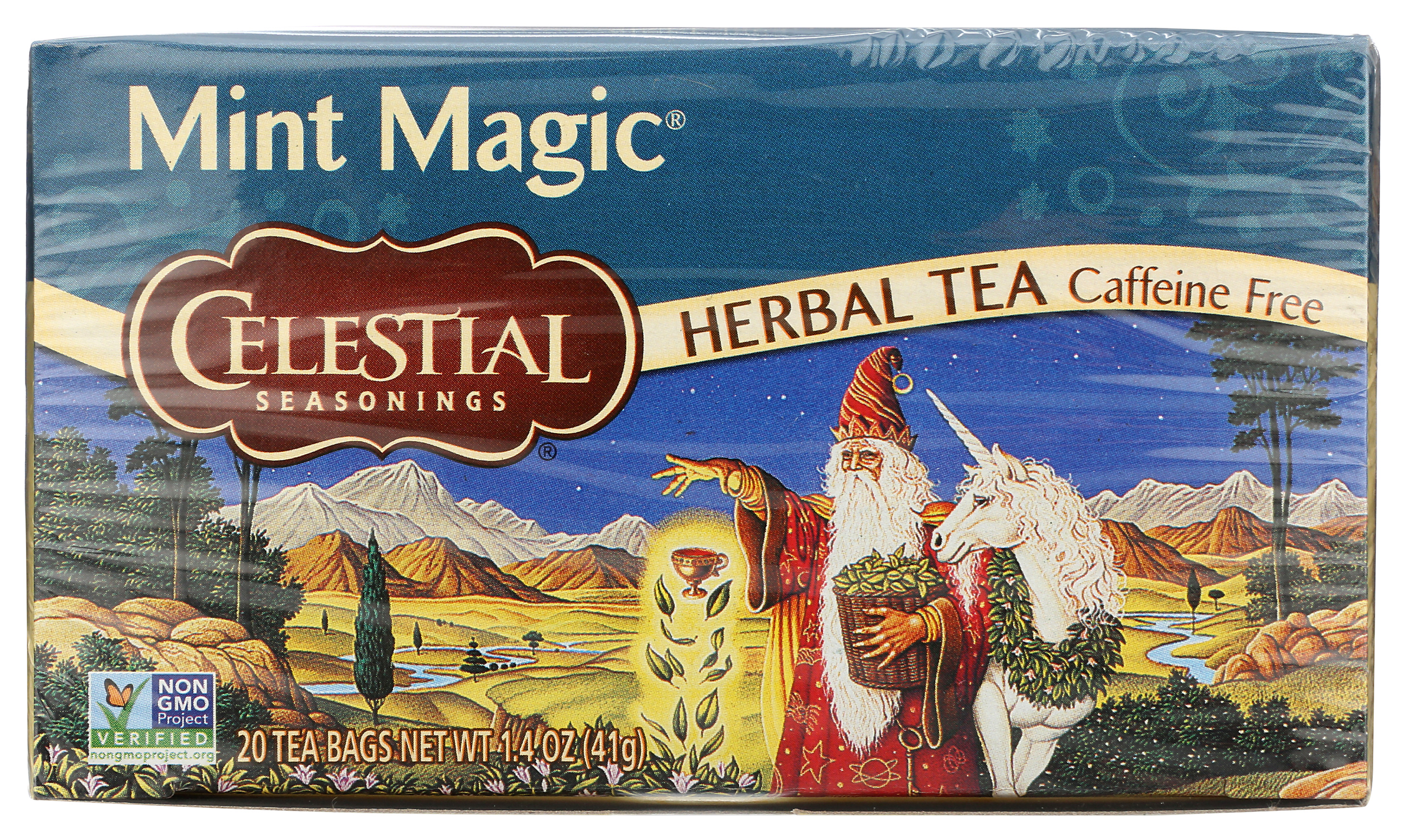 Celestial Seasonings Mint Magic Herbal Tea 20 Bags Bag 1.4 Oz
