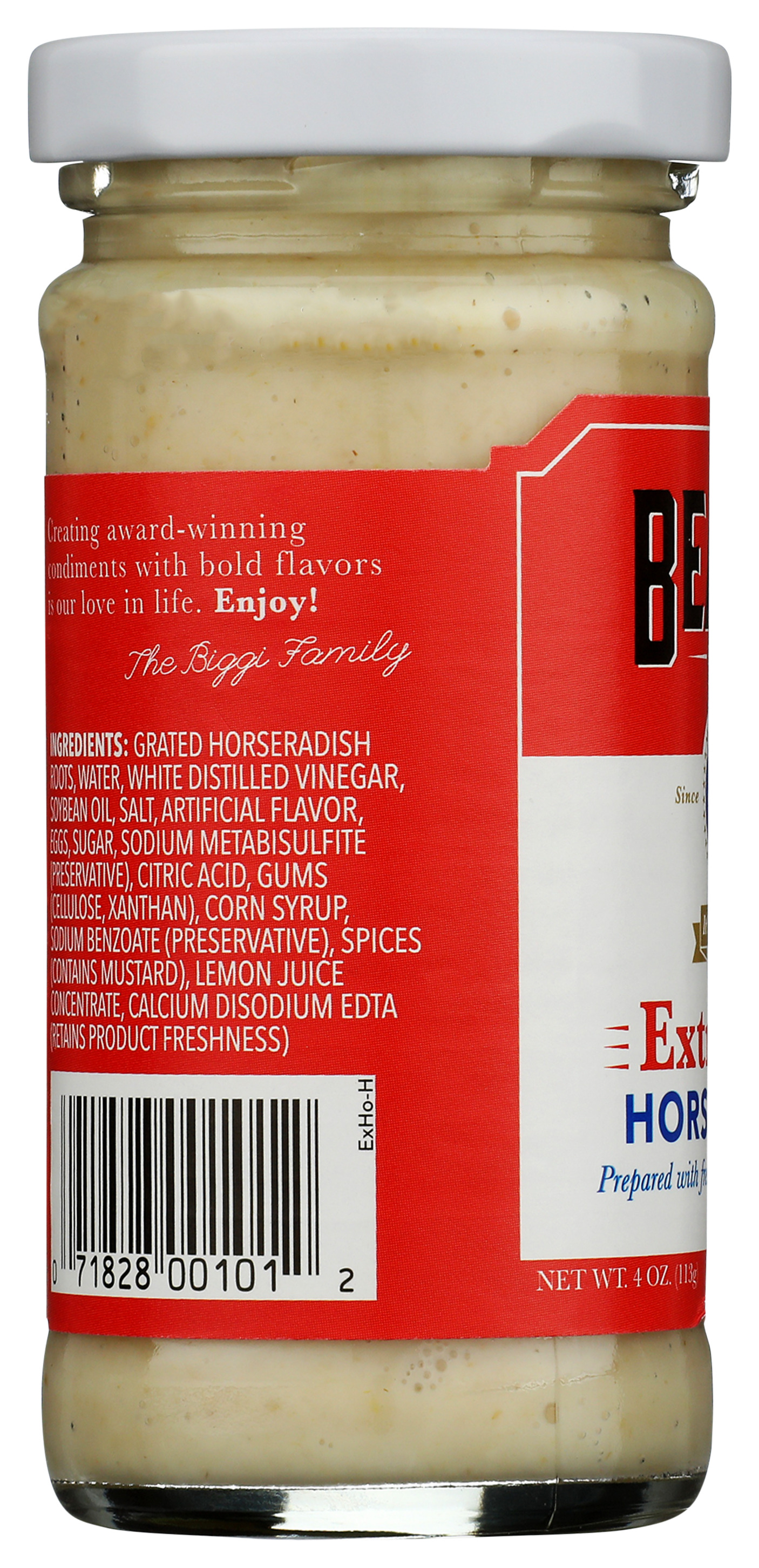 Beaver Extra Hot Horseradish 4 Oz Condiment Spice