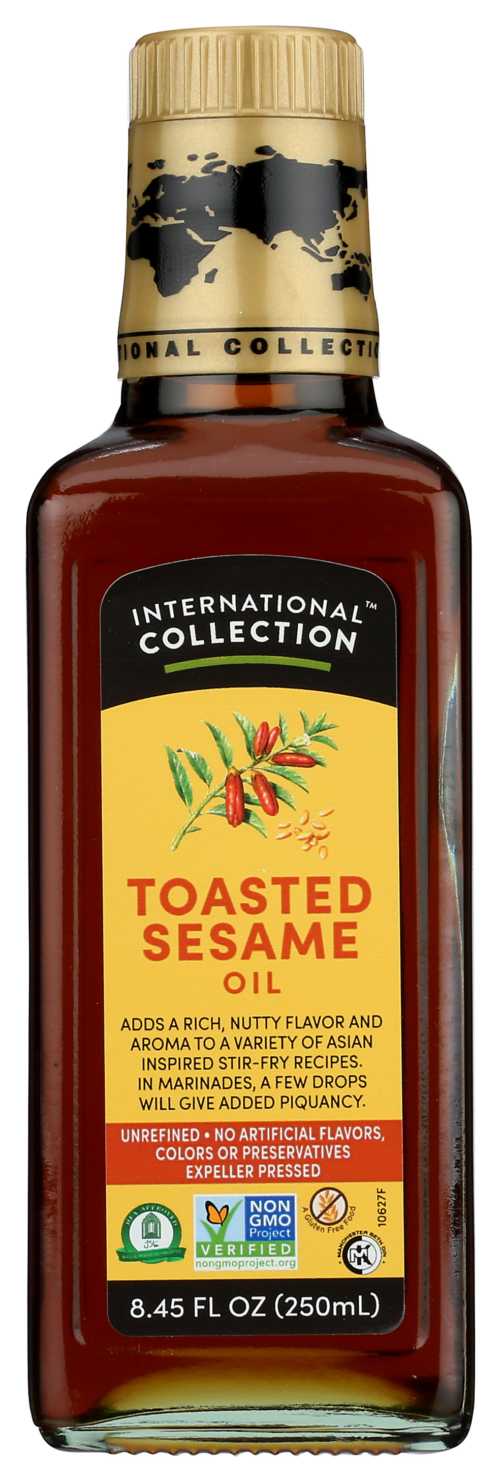 International Collection Toasted Sesame Oil 8.45 Fl Oz 250 Ml