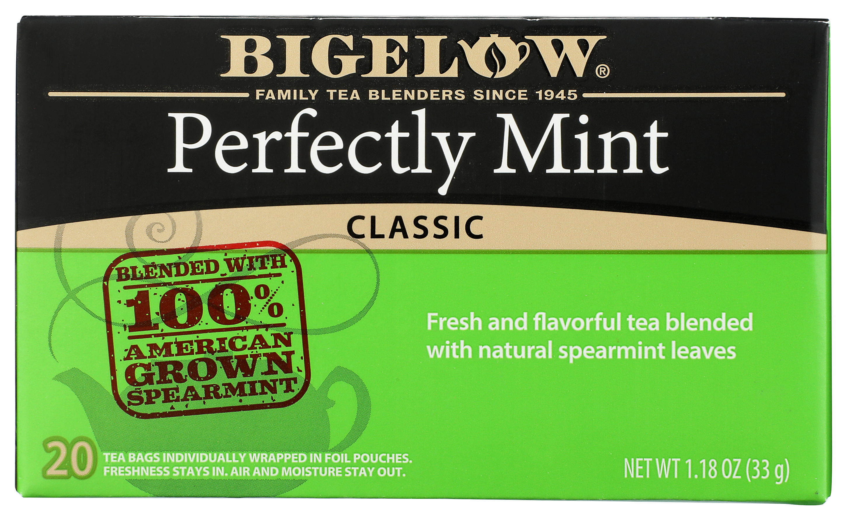 Bigelow Plantation Mint Tea Spearmint Black