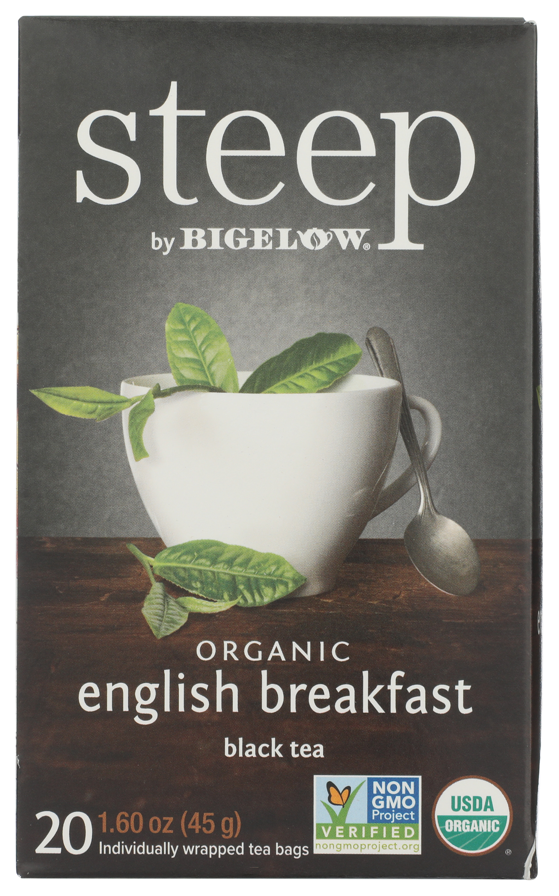 Steep By Bigelow Organic English Breakfast Black Tea 20 Bags