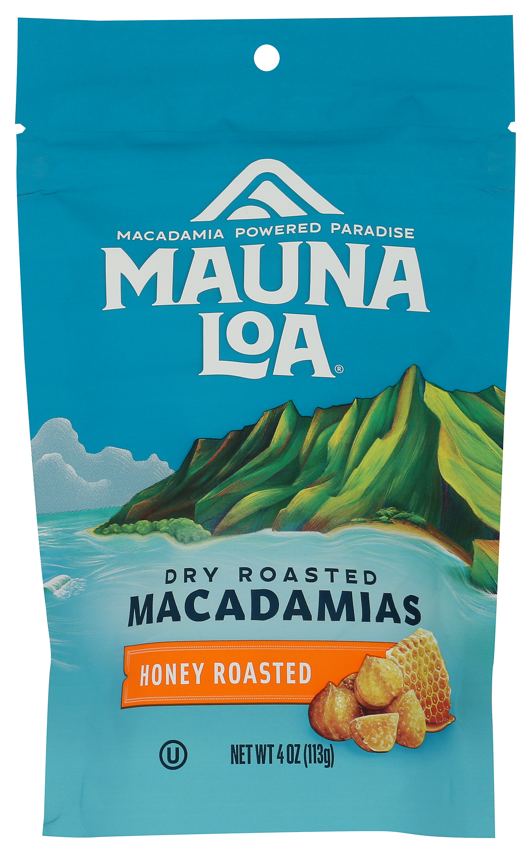 Mauna Loa Honey Roasted Dry Macadamia Nuts 4 Oz
