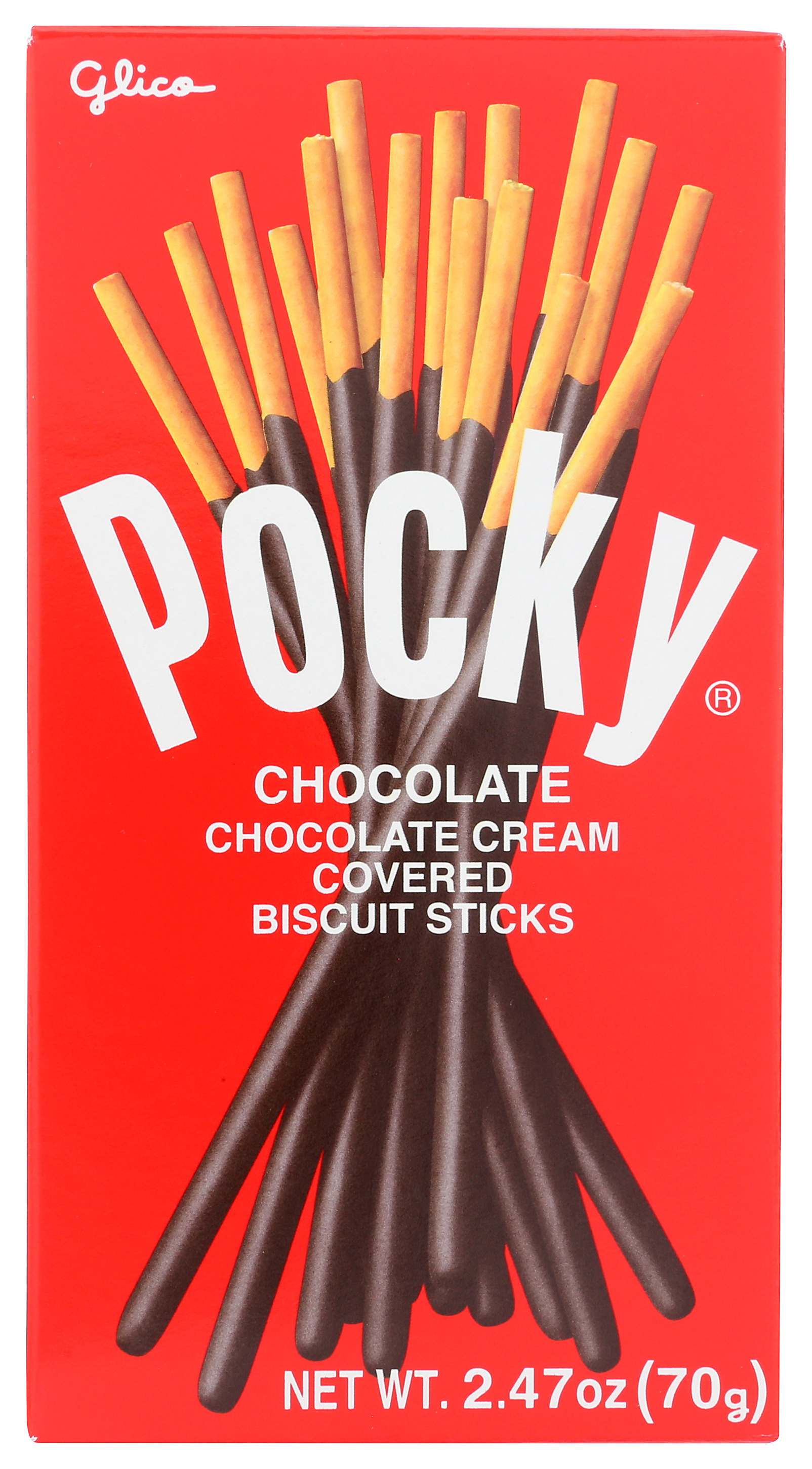 Glico Pocky Chocolate Cream Covered Biscuit Sticks 2.46 Oz