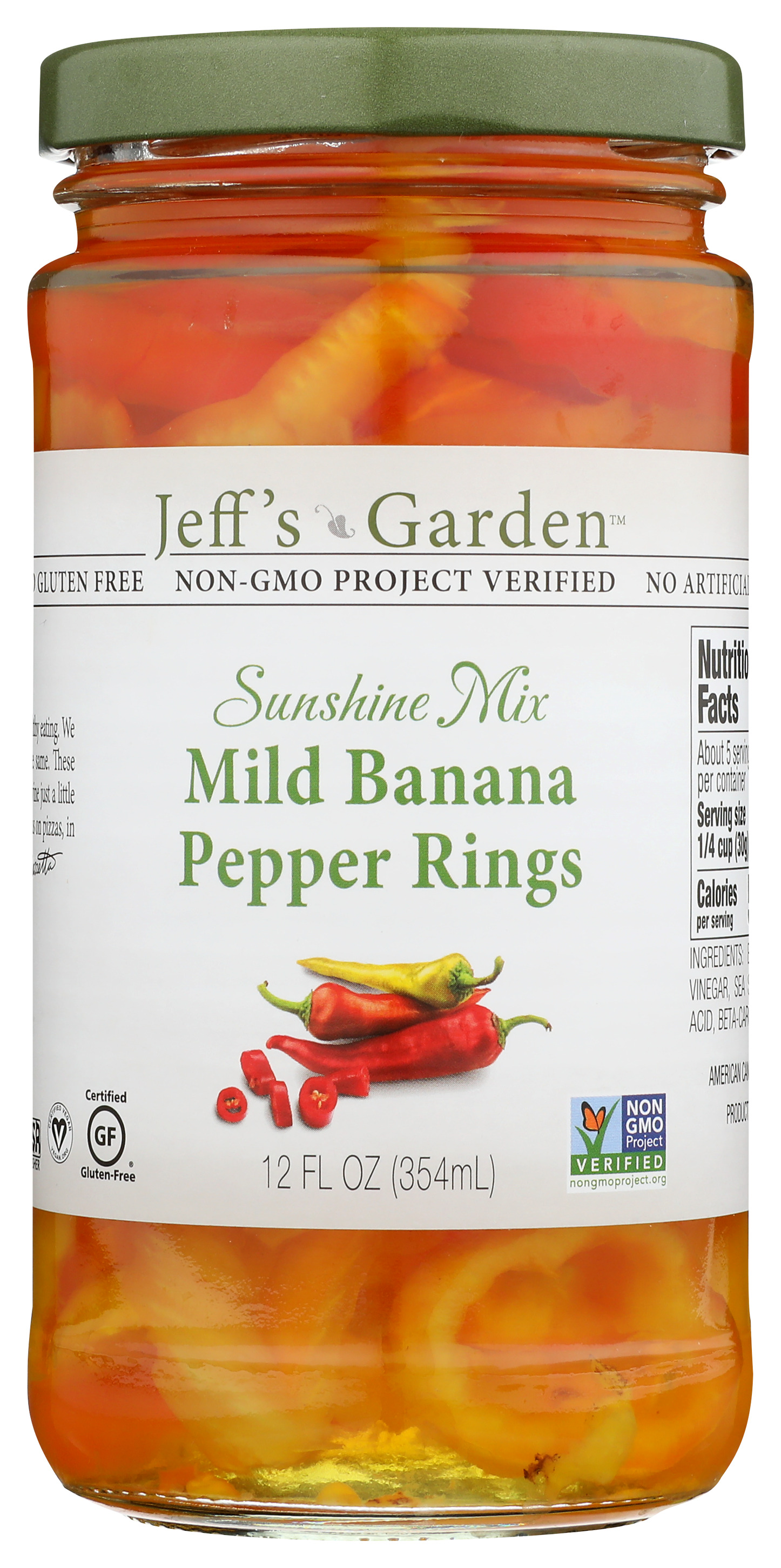 Jeff'S Garden Mild Banana Pepper Rings 12 Fl Oz Peppers | eBay