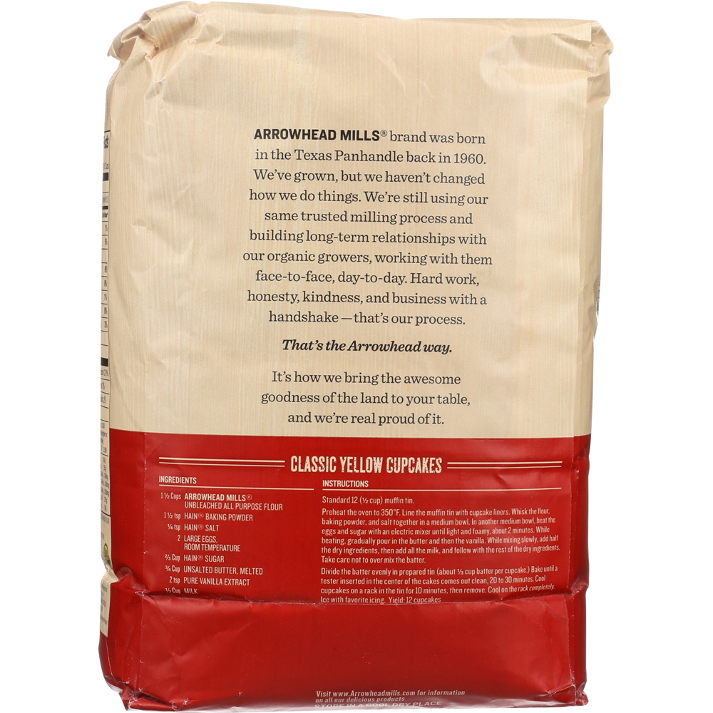 Arrowhead Mills Organic All Purpose Flour Unbleached