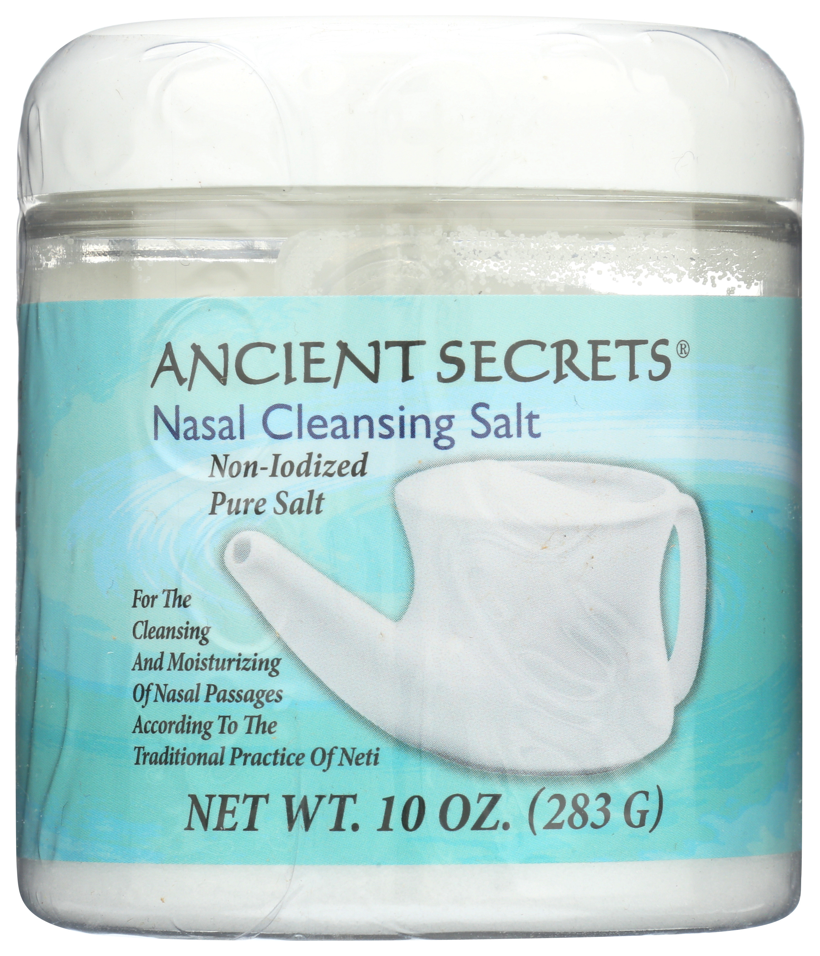 Ancient Secrets Nasal Cleansing Salt 10 Oz Non-Iodized Pure