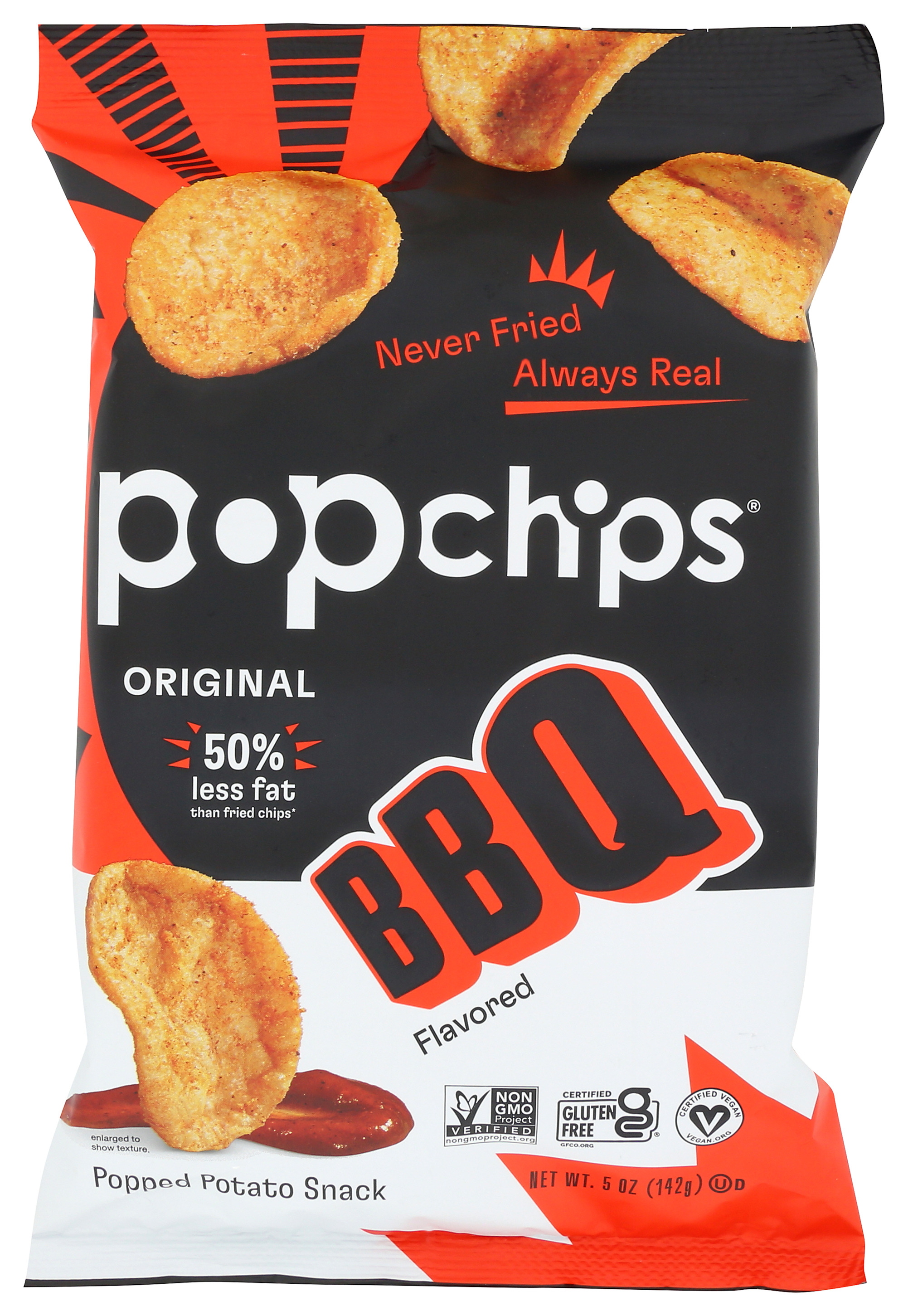 Popchips Bbq Popped Potato Chips 5 Oz Bag