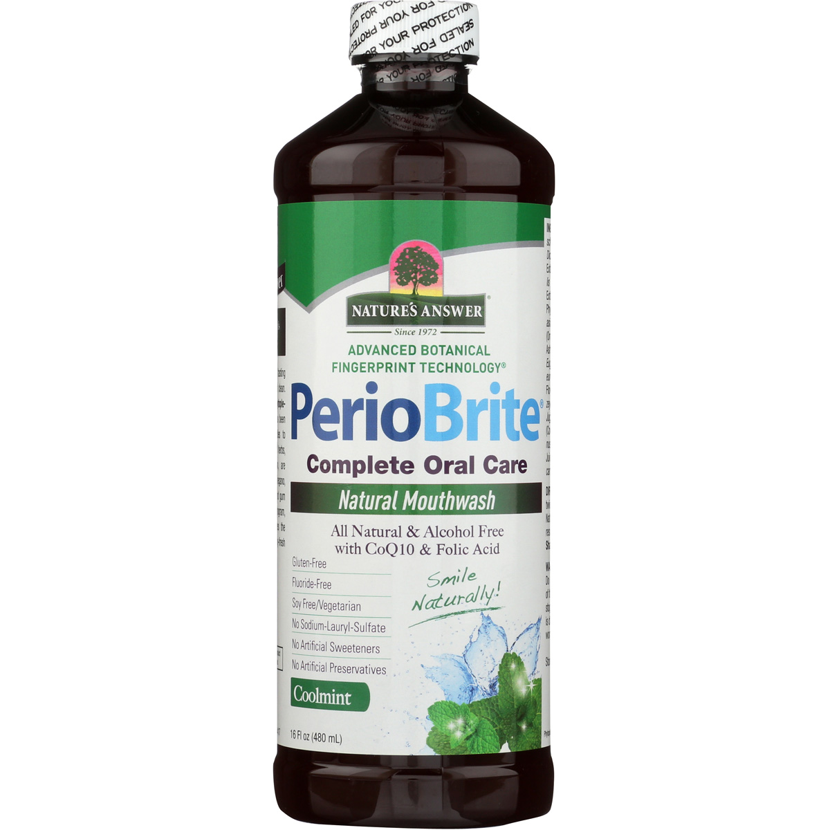 Natures Answer Periobrite Natural Mouthwash Coolmint