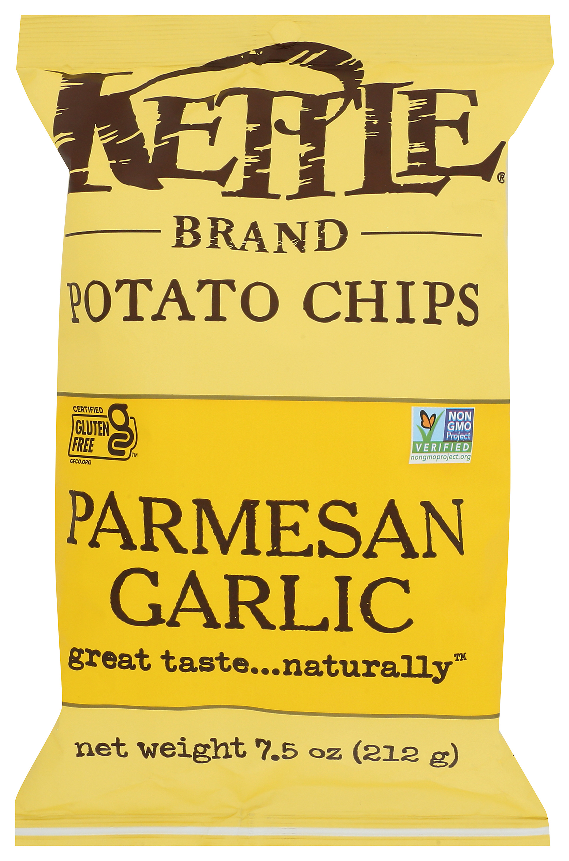 Parmesan Garlic Kettle Brand Potato Chips 7.5 Oz