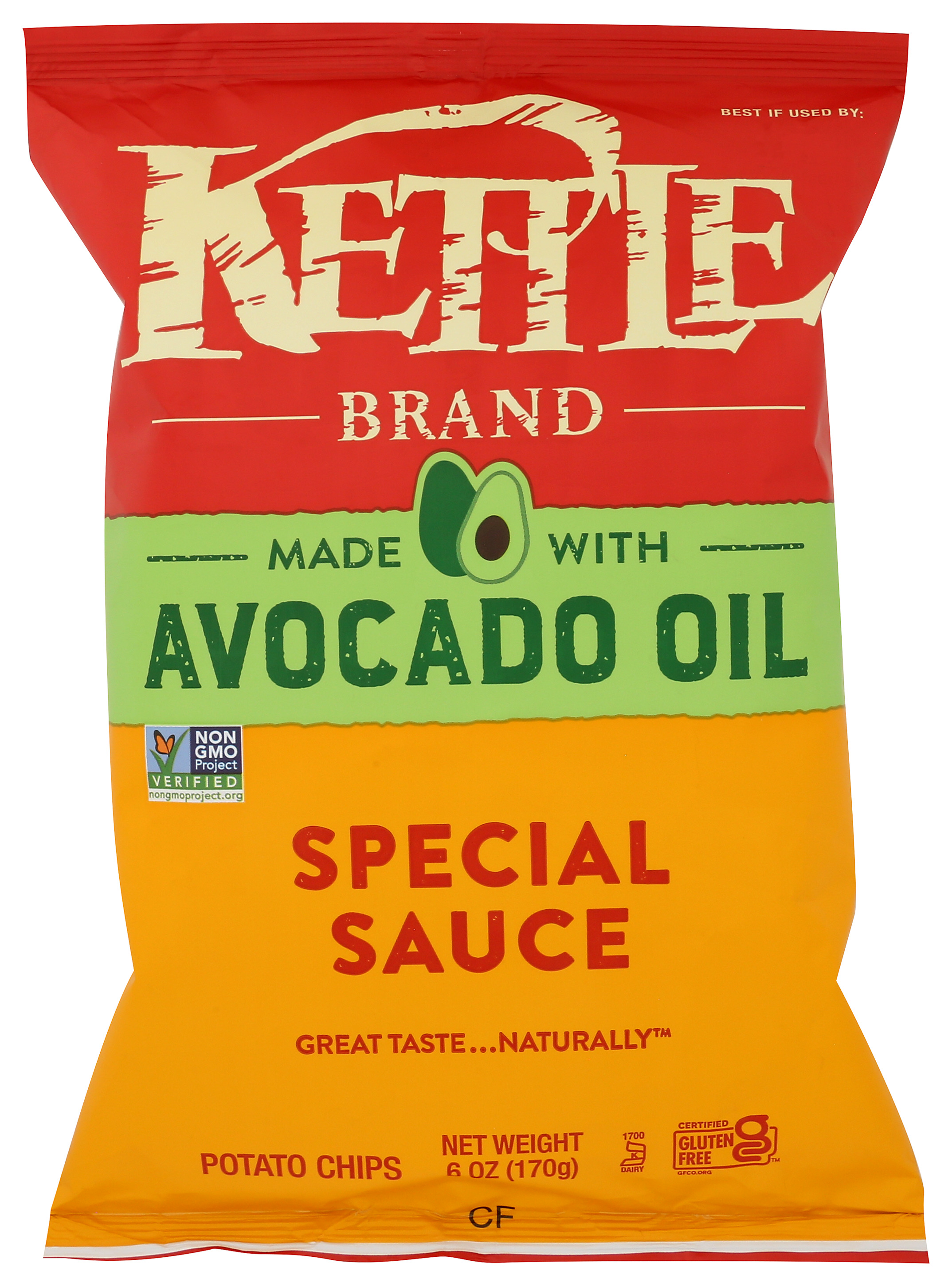 Kettle Potato Chips Special Sauce Avocado Oil 6 Ounce Snack Oz