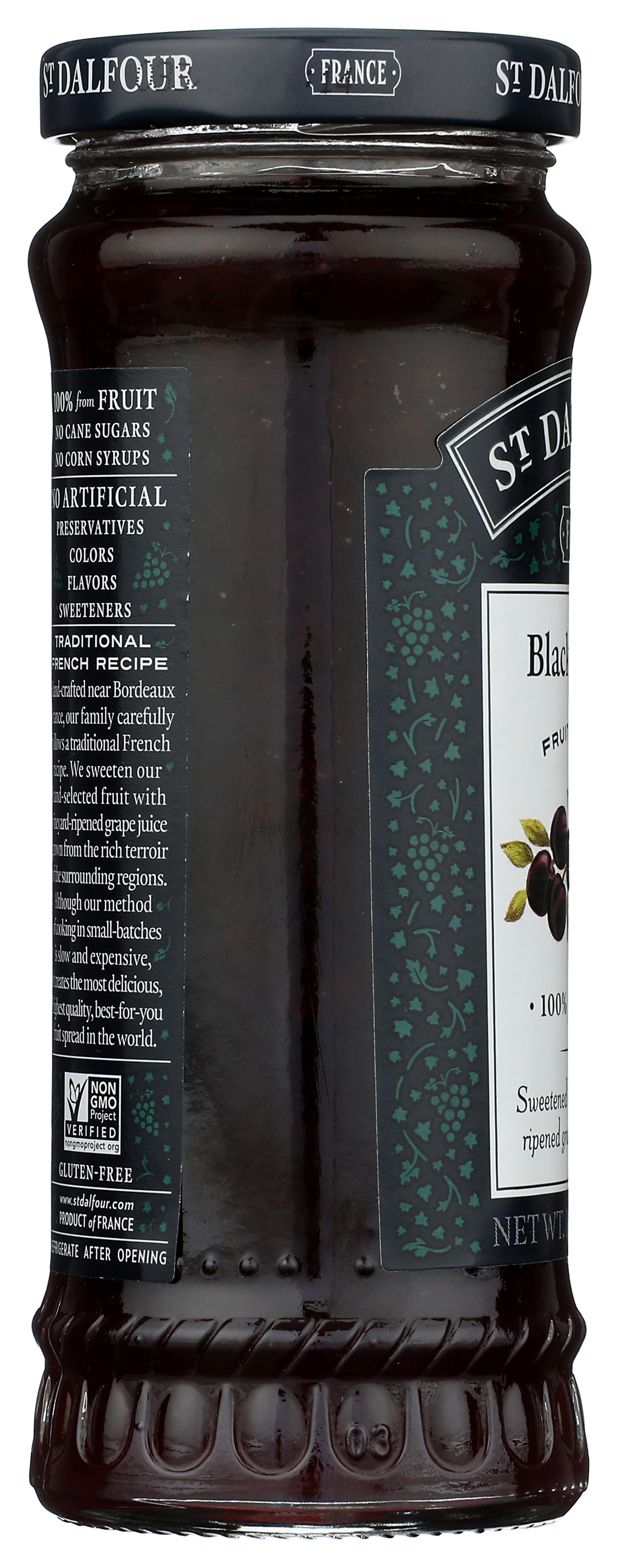 St. Dalfour St Black Cherry Fruit Spread 100%