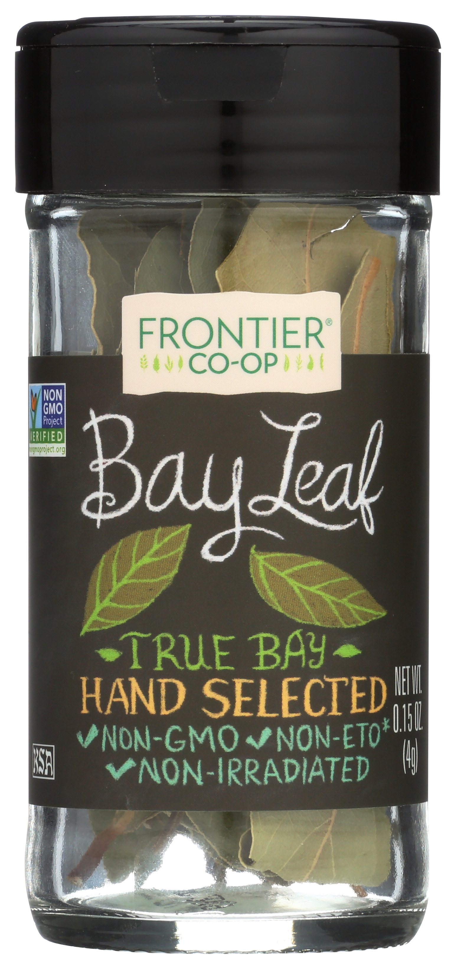 Frontier -Op Co-Op Bay Leaf Whole 0.15 Oz Spice Herbs
