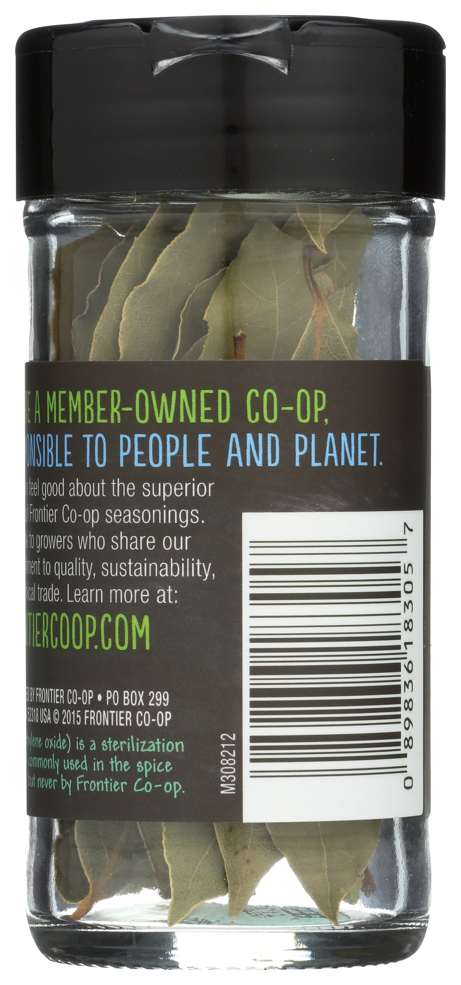 Frontier -Op Co-Op Bay Leaf Whole 0.15 Oz Spice Herbs