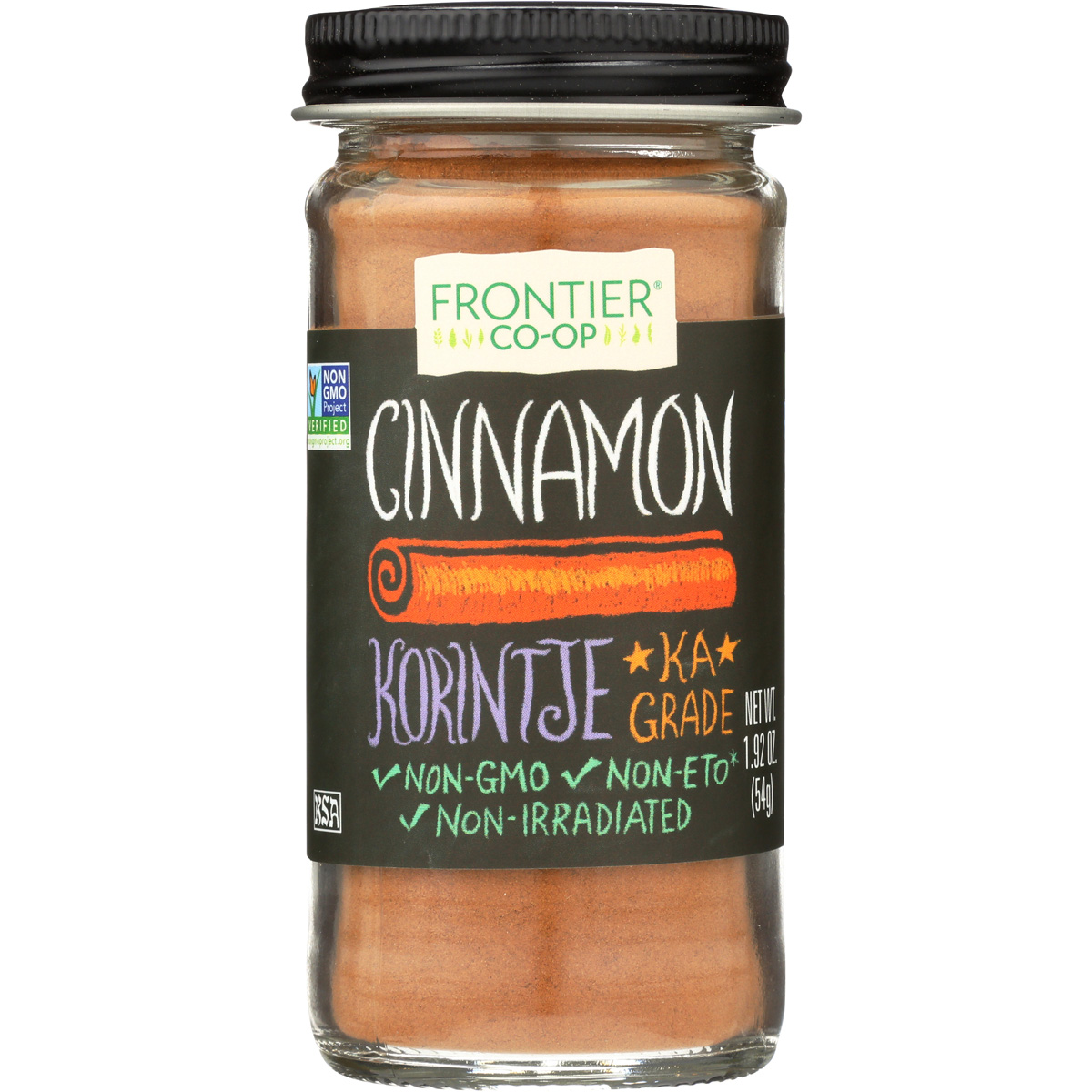 Frontier -Op Co-Op Cinnamon Ground Korintje 1.92 Oz Spice