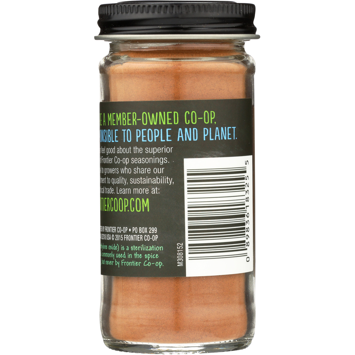 Frontier -Op Co-Op Cinnamon Ground Korintje 1.92 Oz Spice