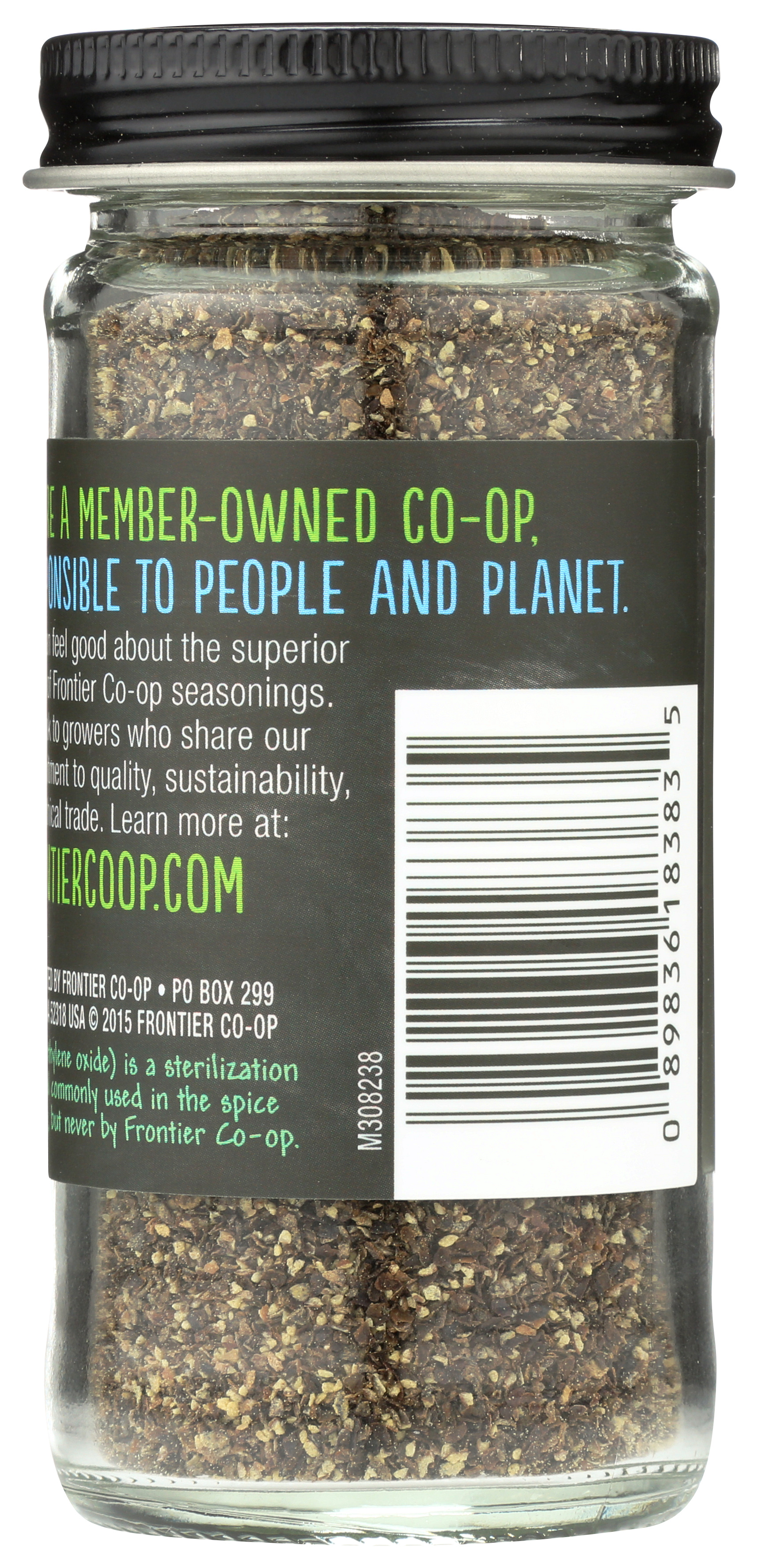 Frontier -Op Co-Op Black Pepper Medium Grind 1.8 Oz Ground
