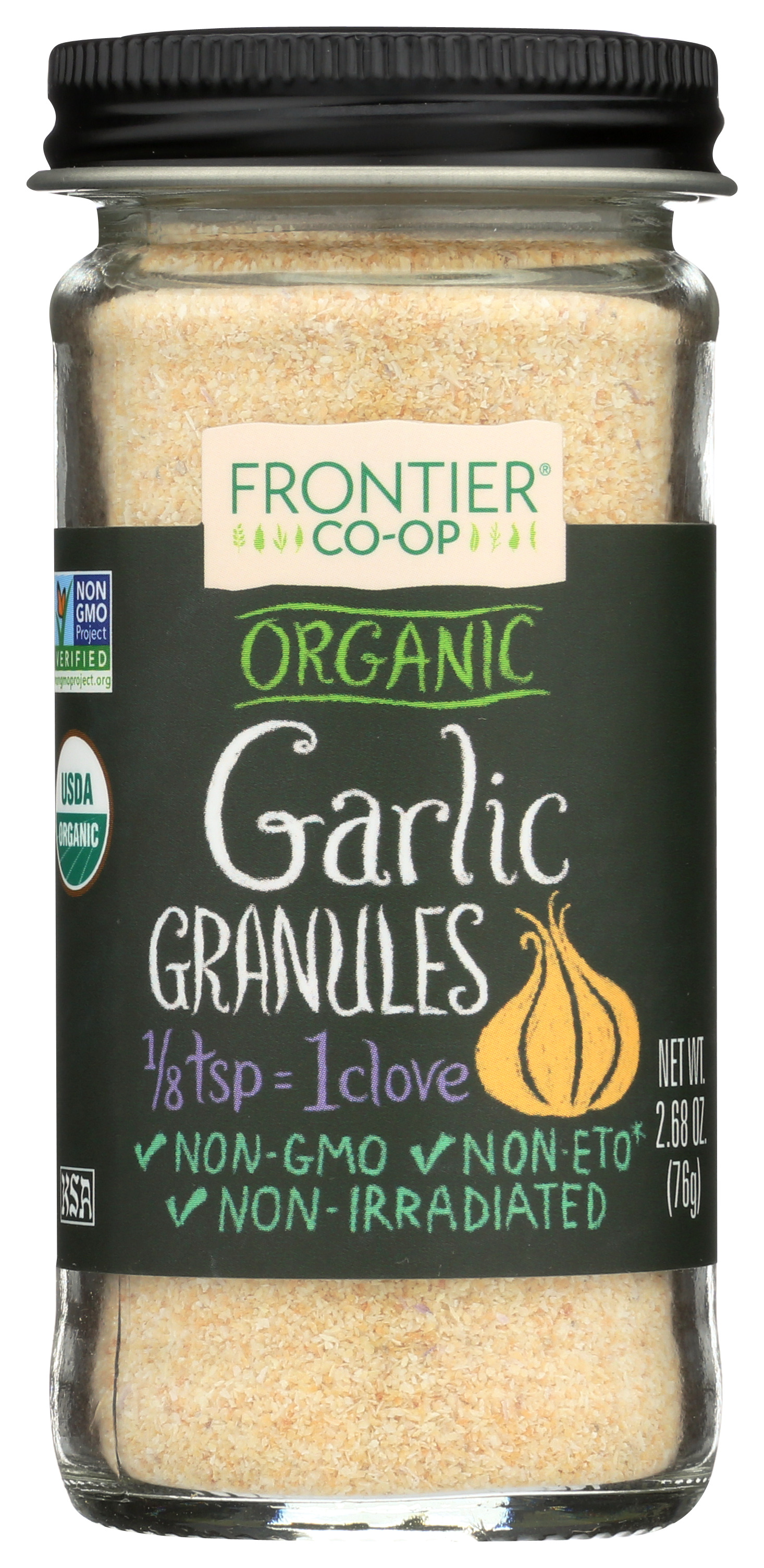 Frontier Organic Garlic Granules Non-Gmo