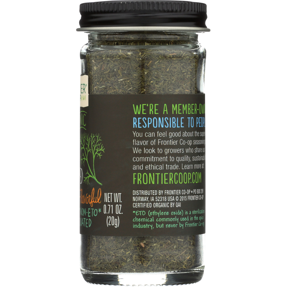 Frontier Co-Op Organic Dill Weed Chopped