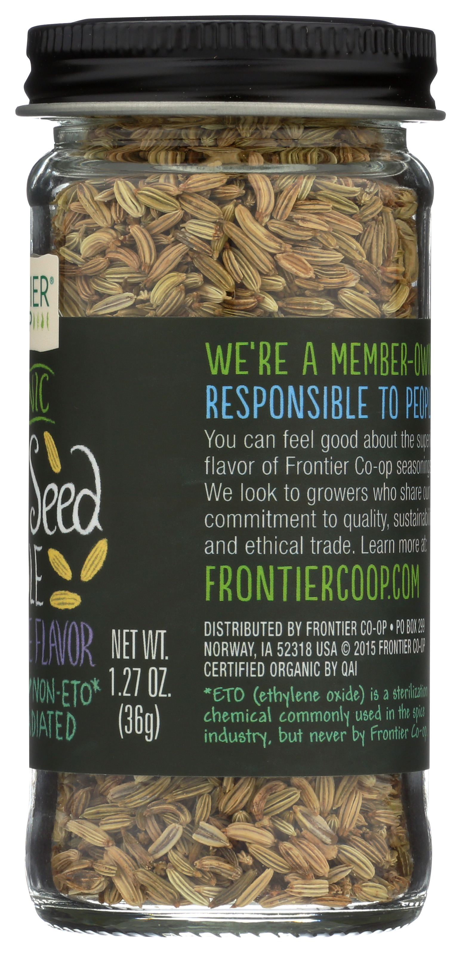 Frontier Organic Fennel Seed Whole