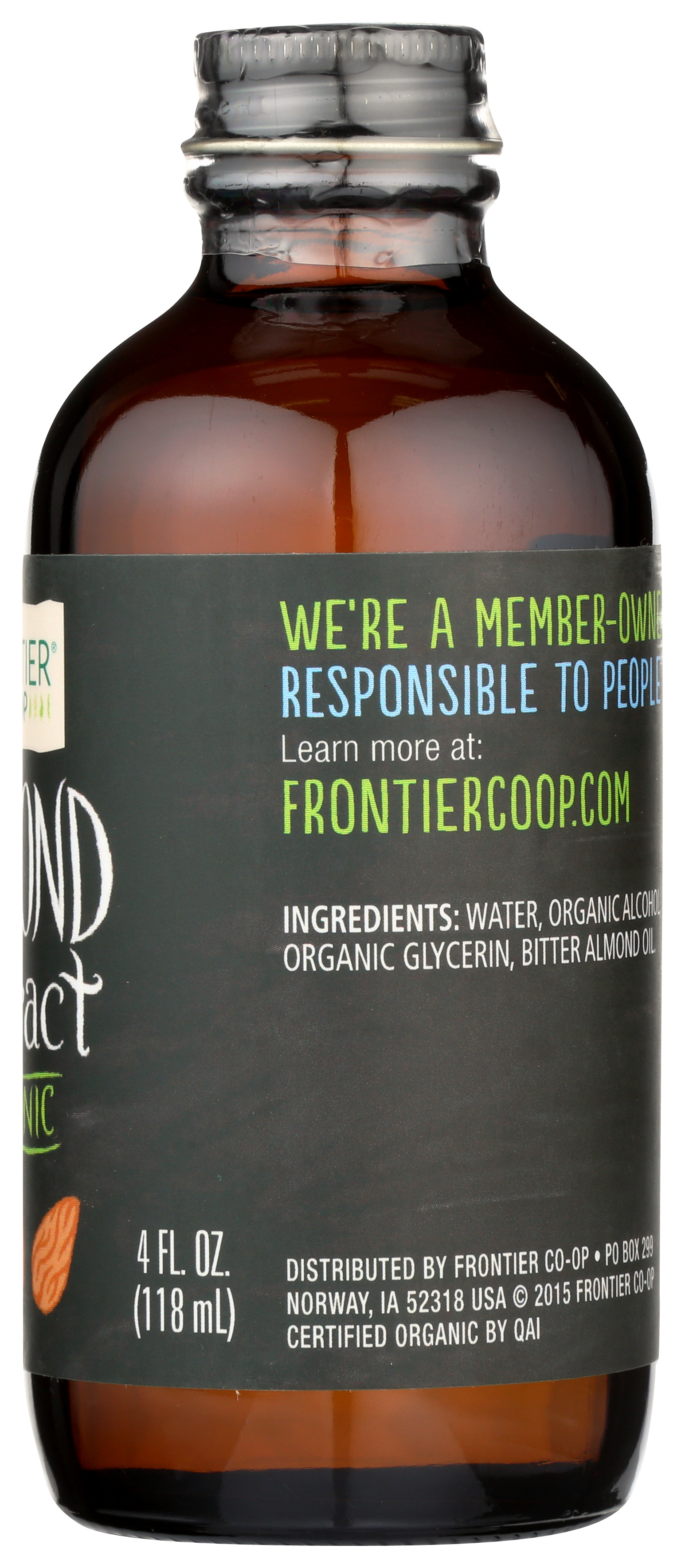 Frontier Organic Almond Extract 4 Oz