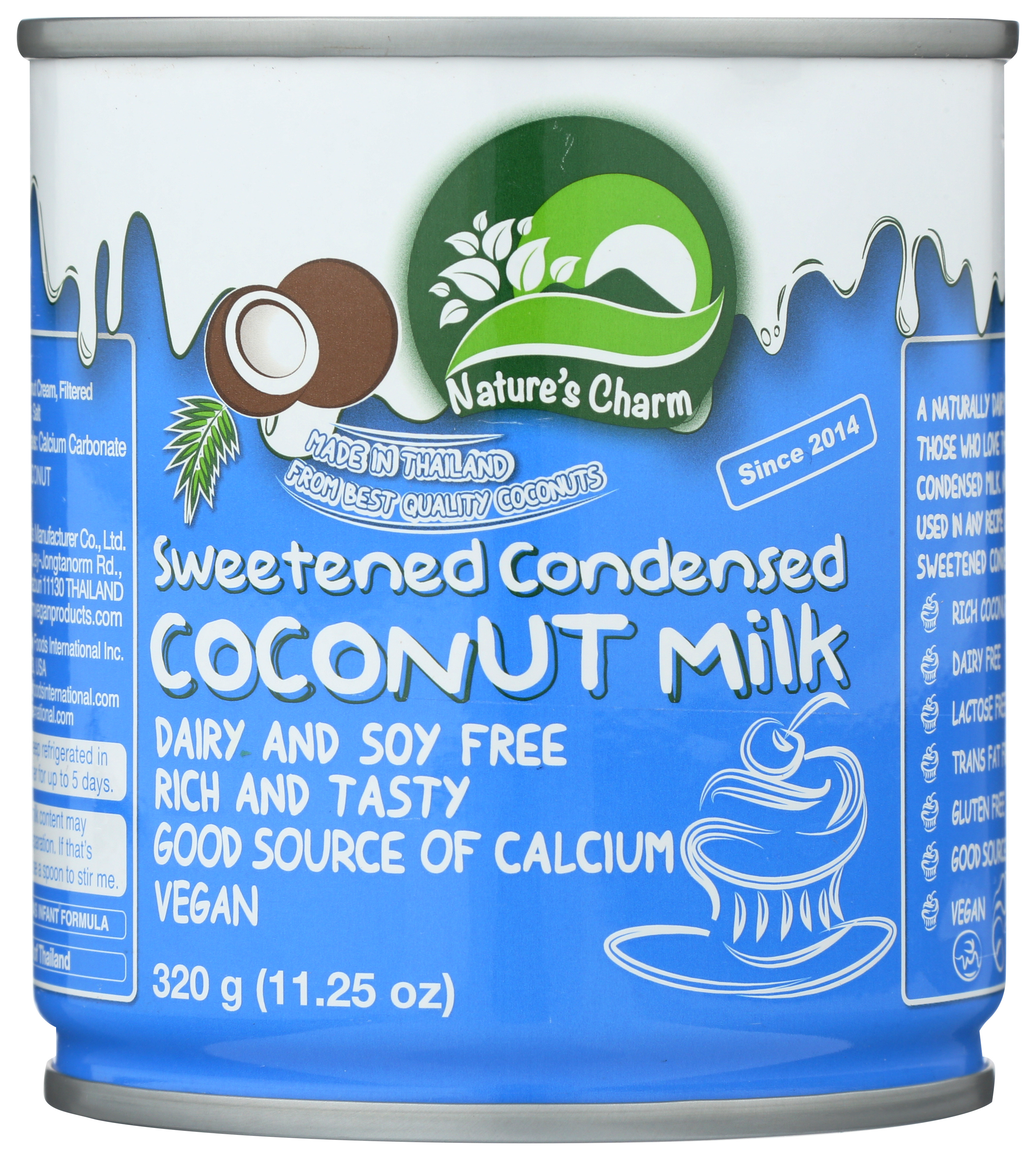 Nature'S Charm Sweetened Condensed Coconut Milk 11.25 Oz