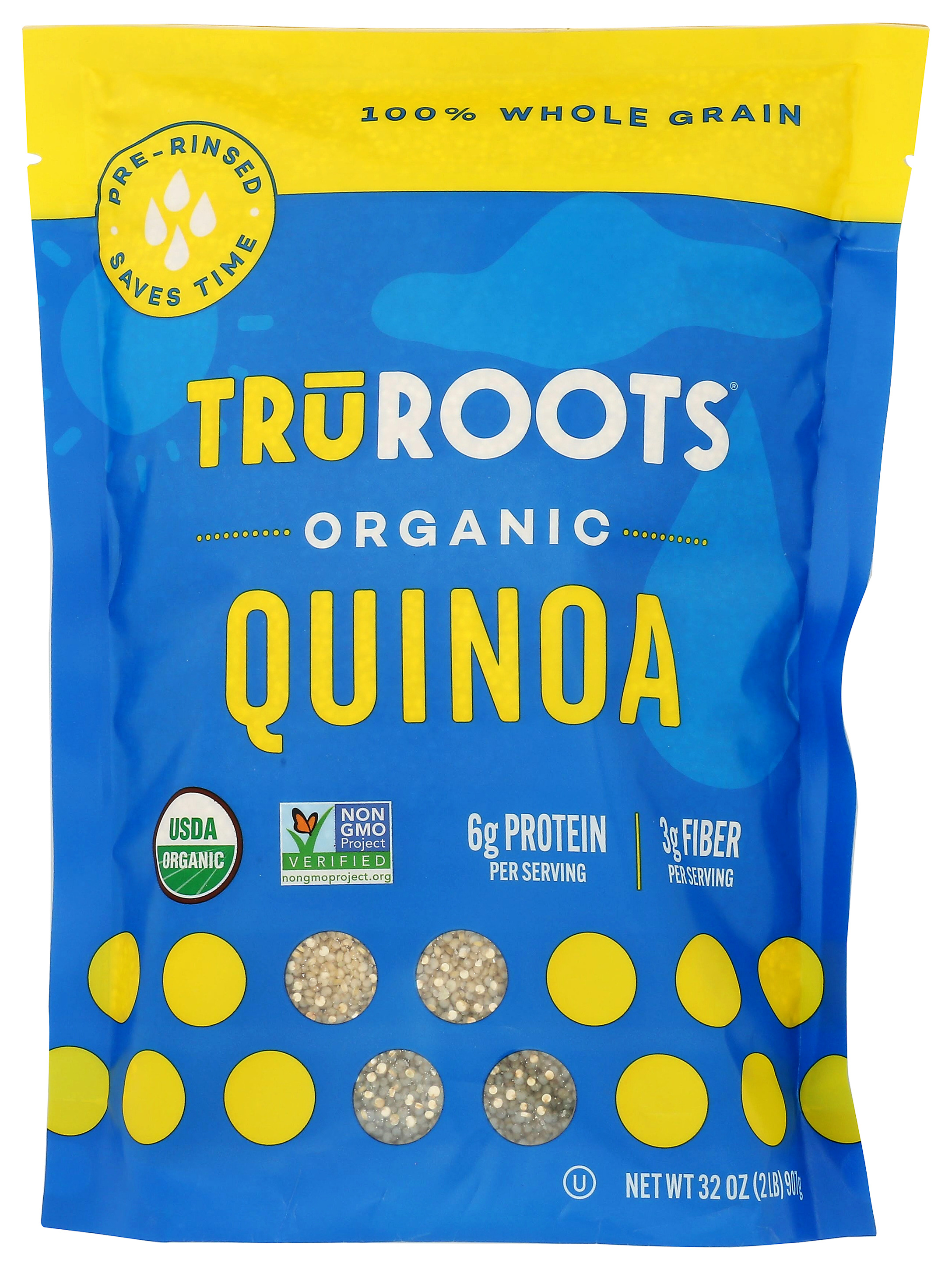Truroots Organic Quinoa Whole Grain 32 Oz Pouch