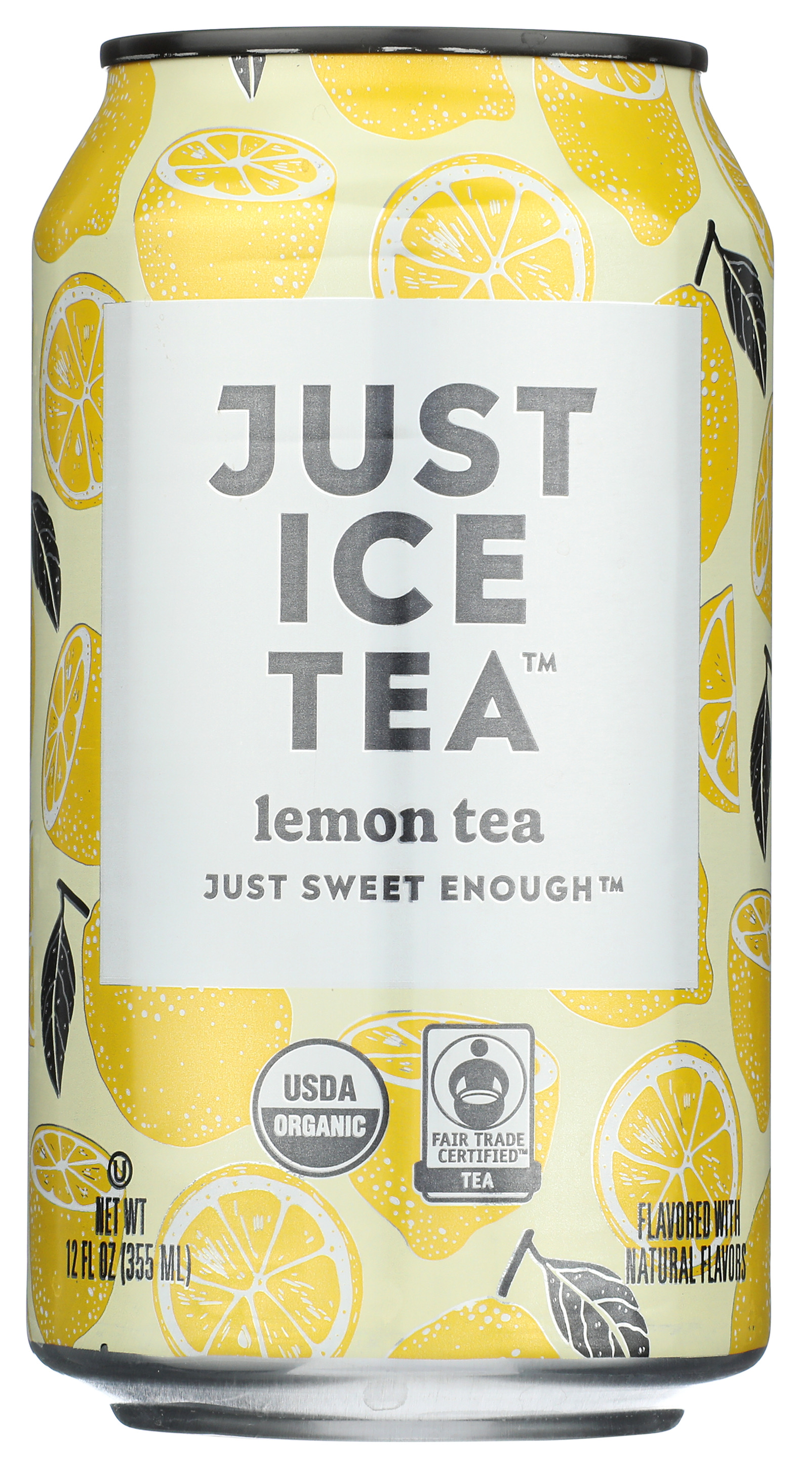 Lemon Tea Just Ice 12 Fl Oz Can Iced Organic
