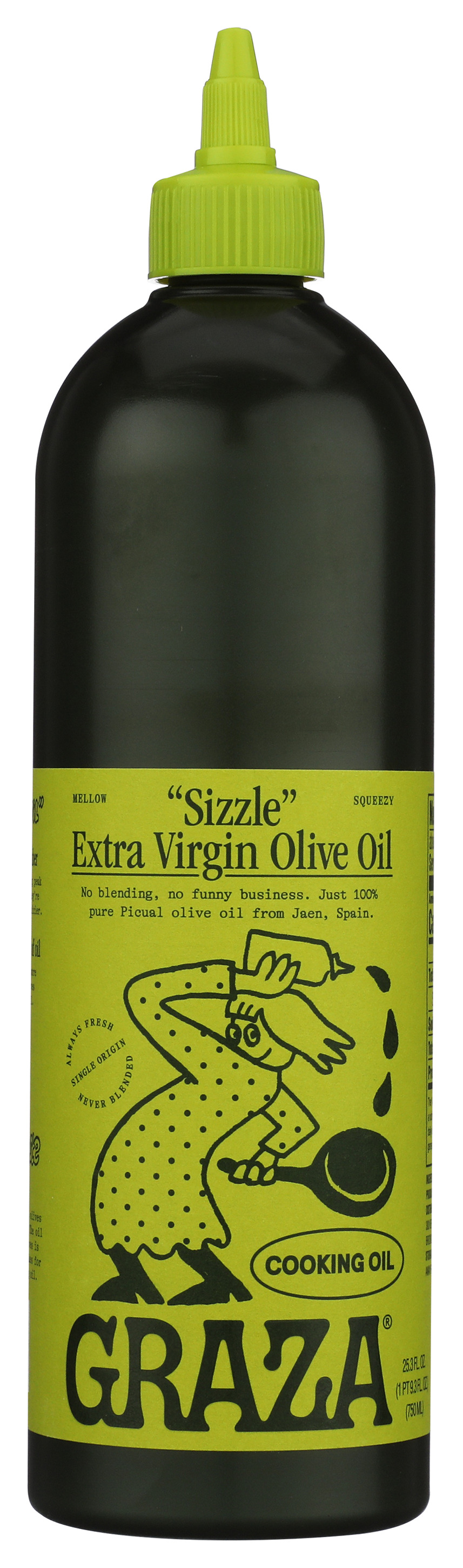 Graza Cooking Oil Sizzle Extra Virgin Olive 25.3 Fl Oz