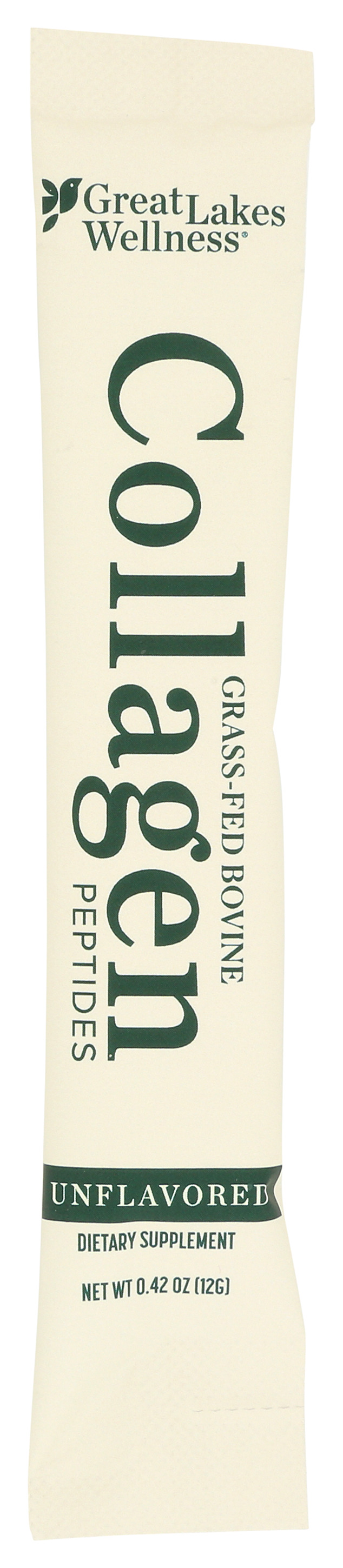 Great Lakes Wellness Collagen Peptides Unflavored 20 Ct 0.42 Oz 12G