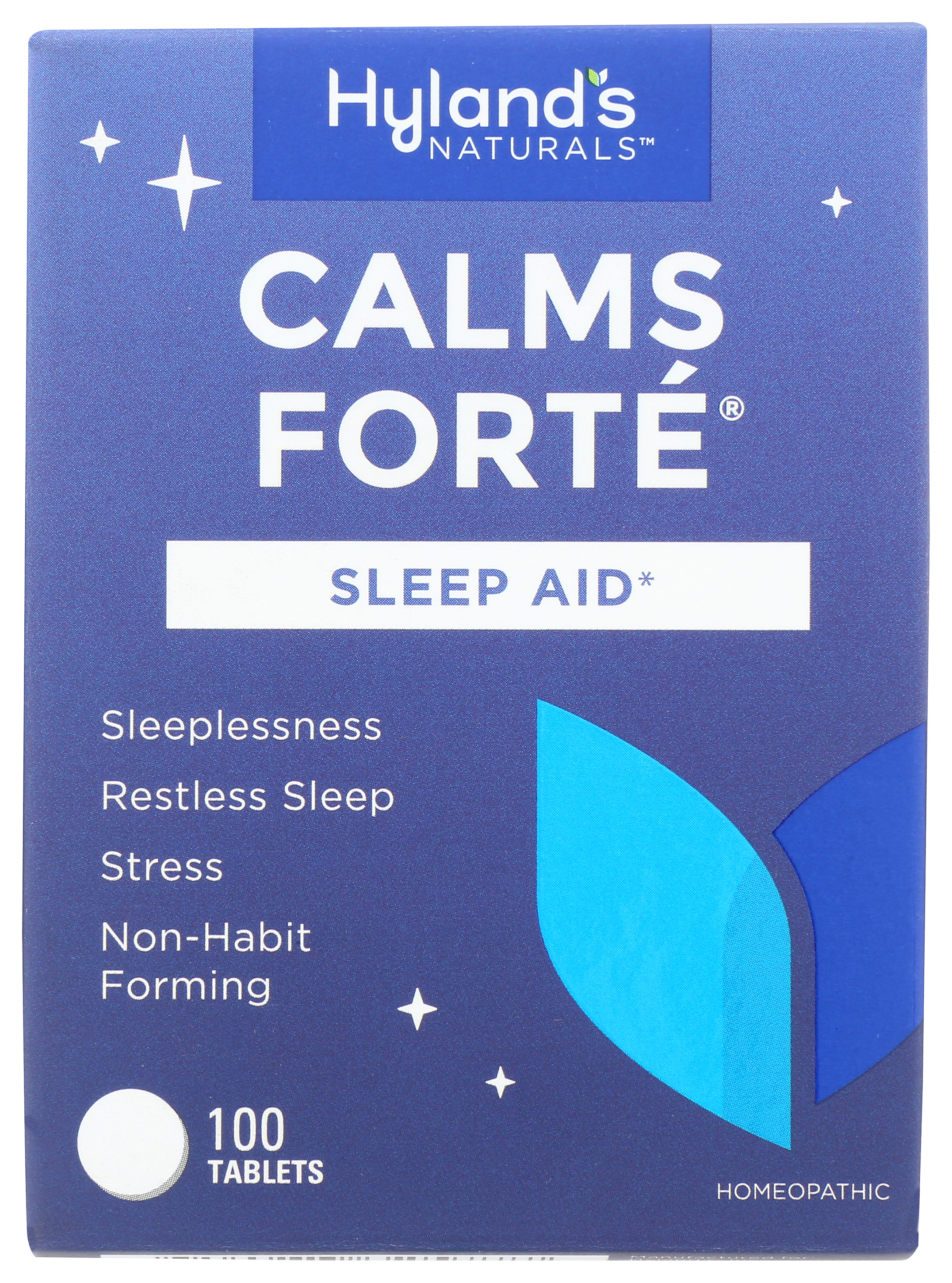 Hylands Naturals Calms Forte Sleep Aid Tablets 100 Count