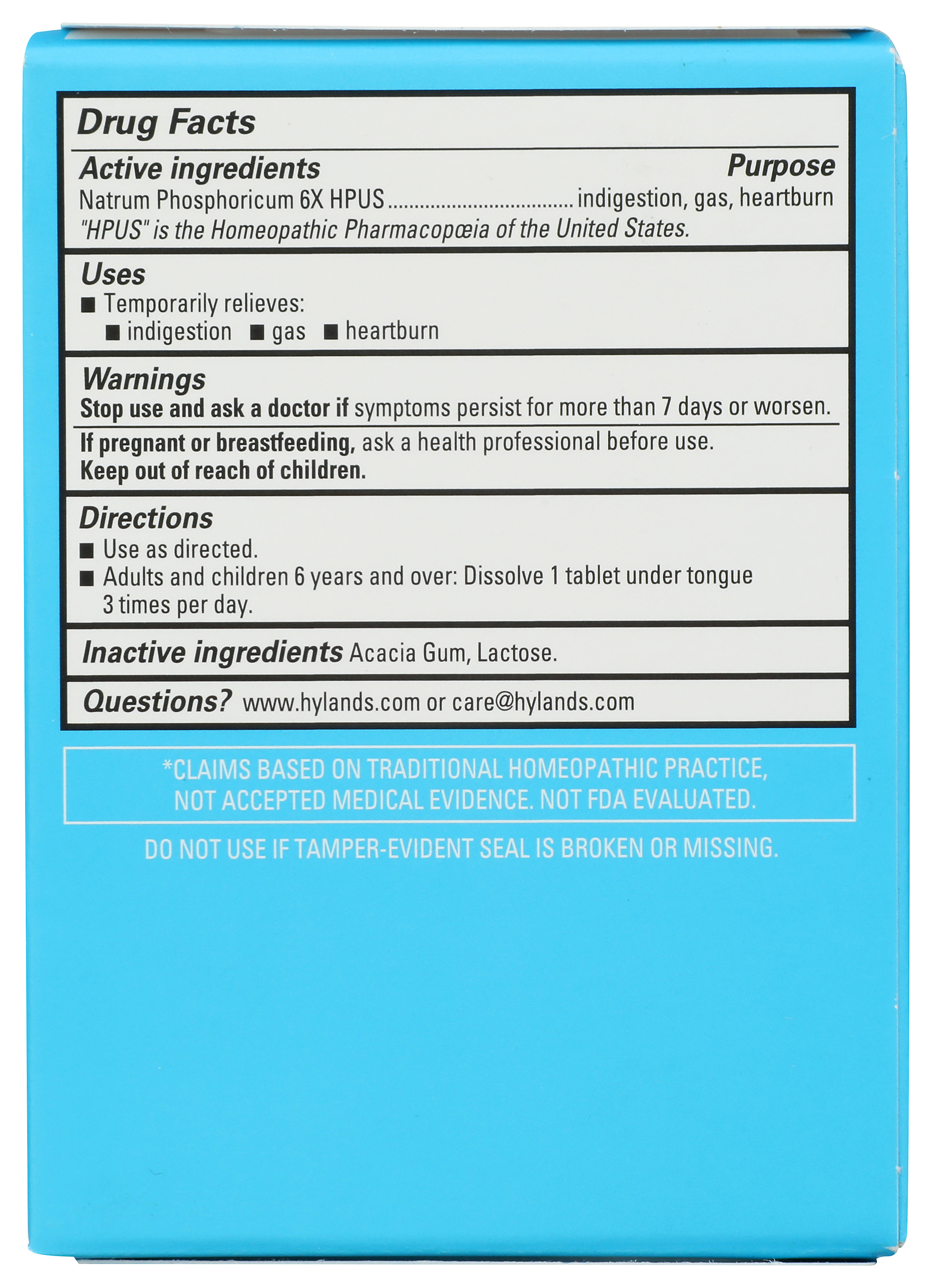 Hylands Cell Salt 10 Nat Phos 100 Quick-Dissolving Tablets Homeopathic