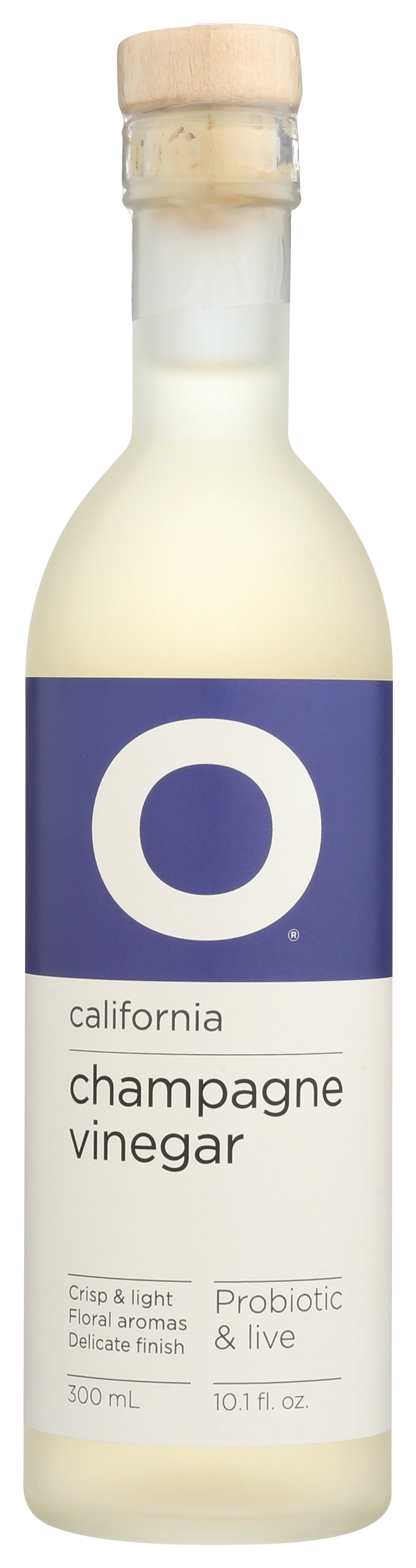 California Champagne Vinegar By O 300 Ml Probiotic & Live 10.1 Oz