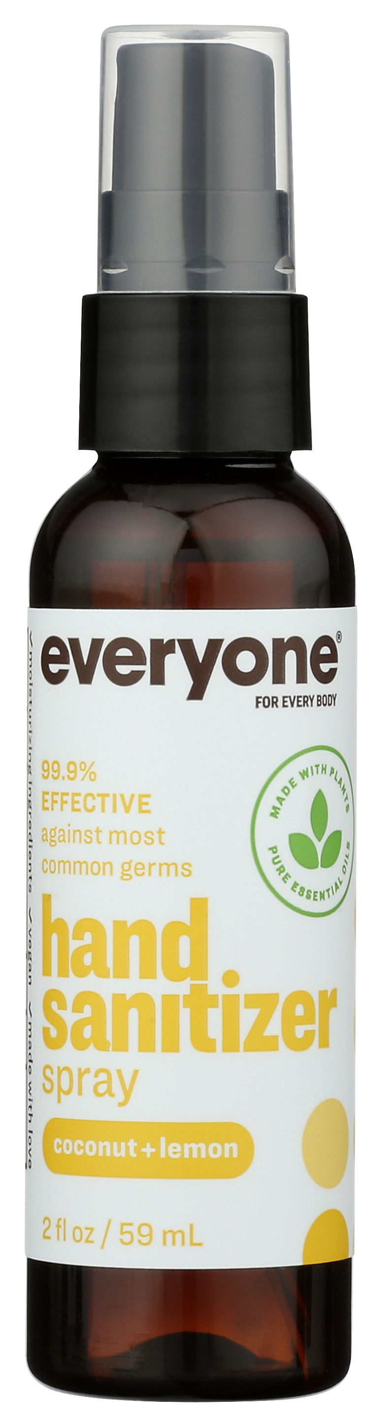 Everyone Hand Sanitizer Spray Coconut Lemon 2 Oz
