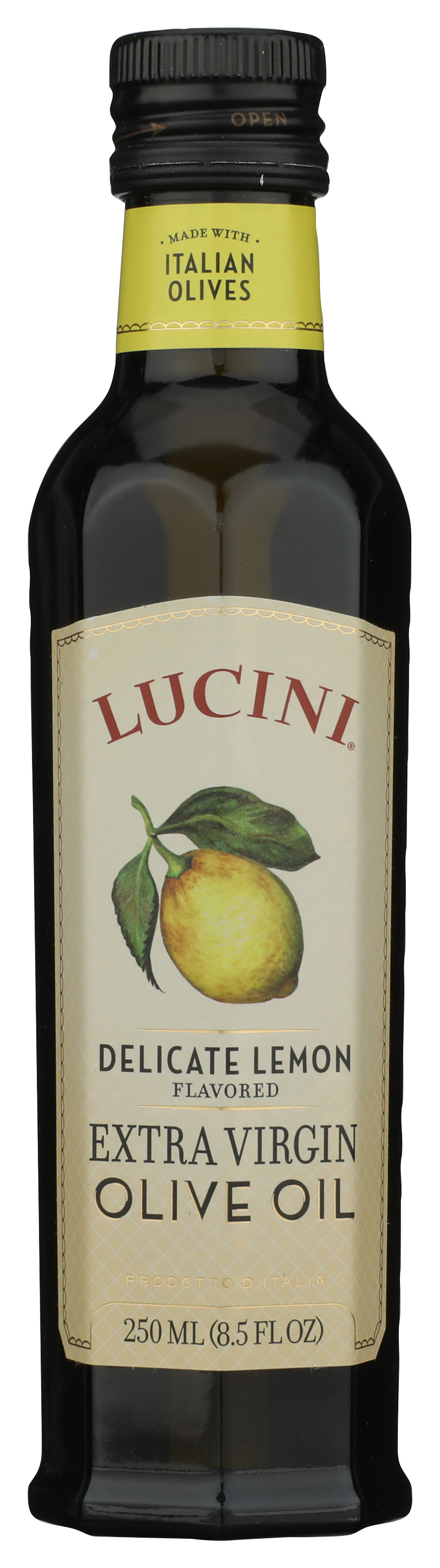 Lucini Delicate Lemon Flavored Extra Virgin Olive Oil 250Ml 8.5 Oz