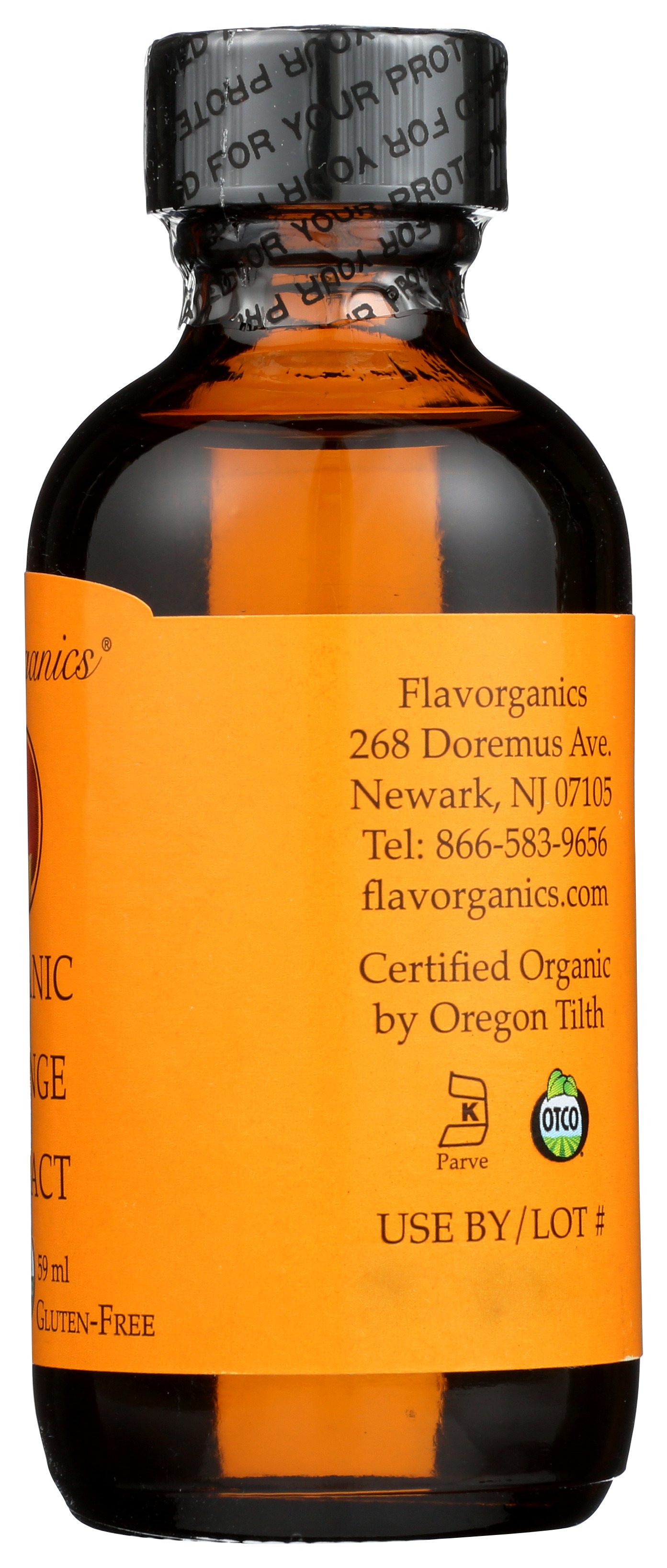 Flavorganics Organic Orange Extract 2 Fl Oz Flavor Fl.