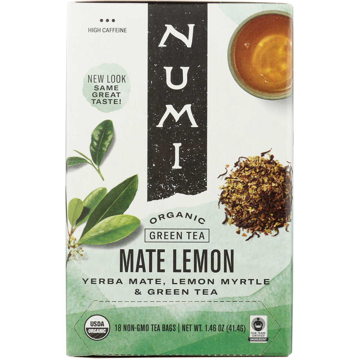 S Mate Lemon Organic Green Tea 18 Non-gmo Bags